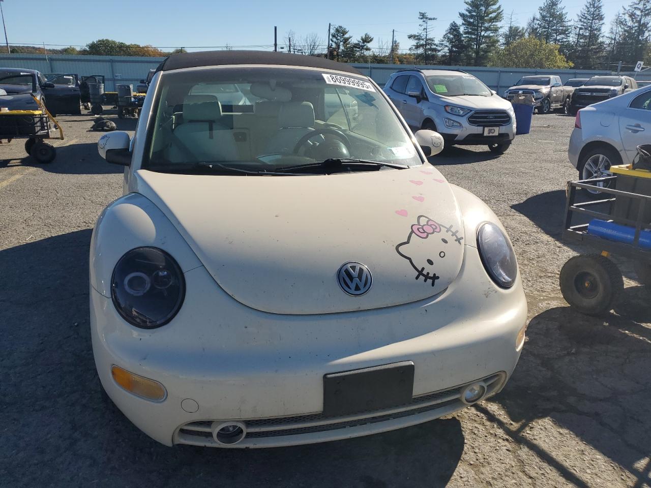 2004 Volkswagen New Beetle Gls Beige vin: 3VWCM31Y54M320065