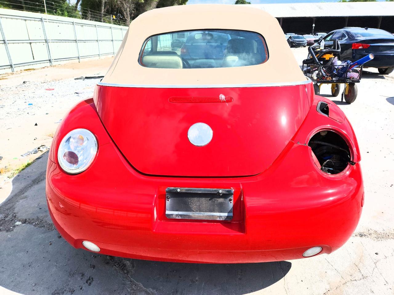 2005 Volkswagen New Beetle Gls Красный vin: 3VWCM31Y55M353486