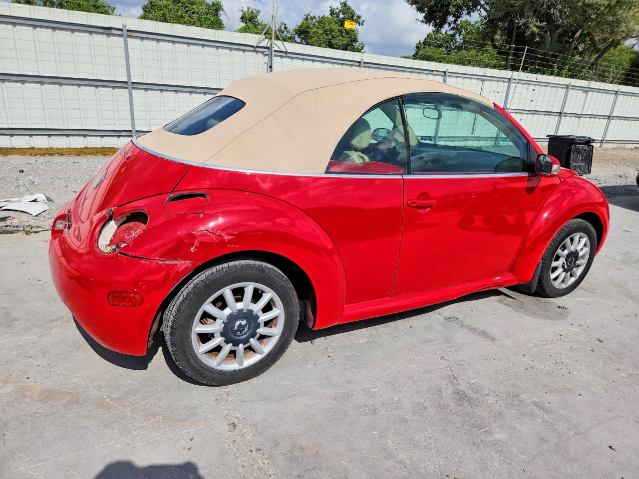 2005 Volkswagen New Beetle Gls Красный vin: 3VWCM31Y55M353486