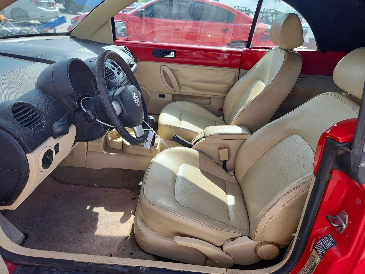 2005 Volkswagen New Beetle Gls Красный vin: 3VWCM31Y55M353486