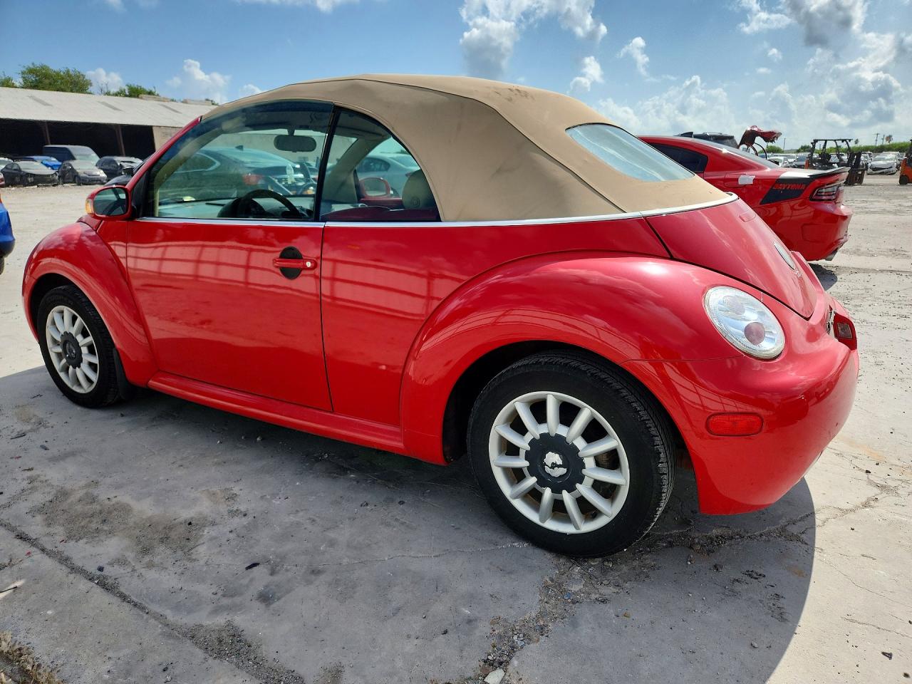 2005 Volkswagen New Beetle Gls Красный vin: 3VWCM31Y55M353486