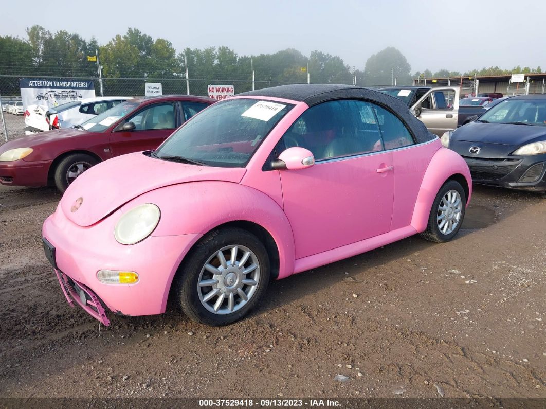 2004 Volkswagen New Beetle Convertible Gls Pink vin: 3VWCM31Y64M351258