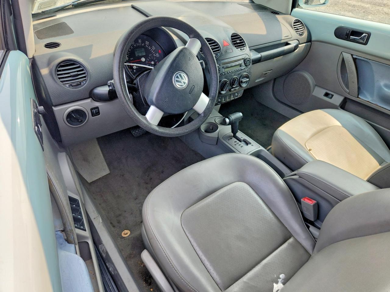 2004 Volkswagen New Beetle Gls Teal vin: 3VWCM31Y64M352698
