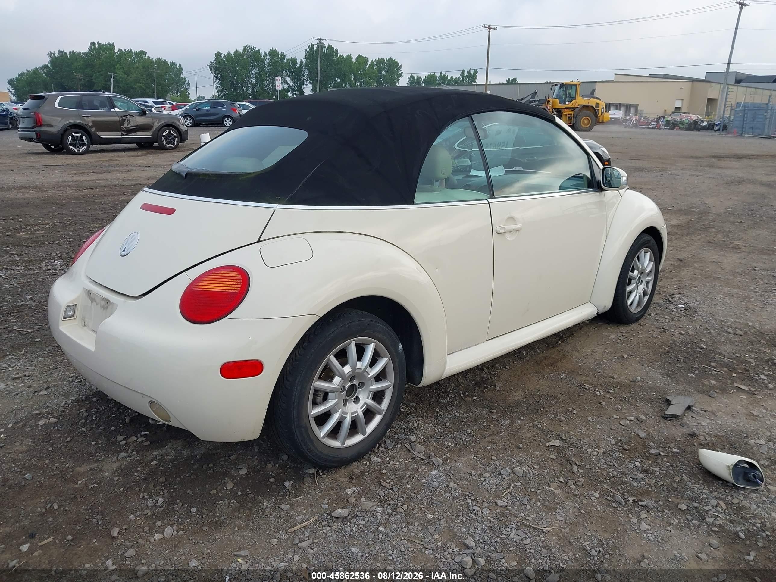 2004 Volkswagen New Beetle Gls Cream vin: 3VWCM31Y74M321976