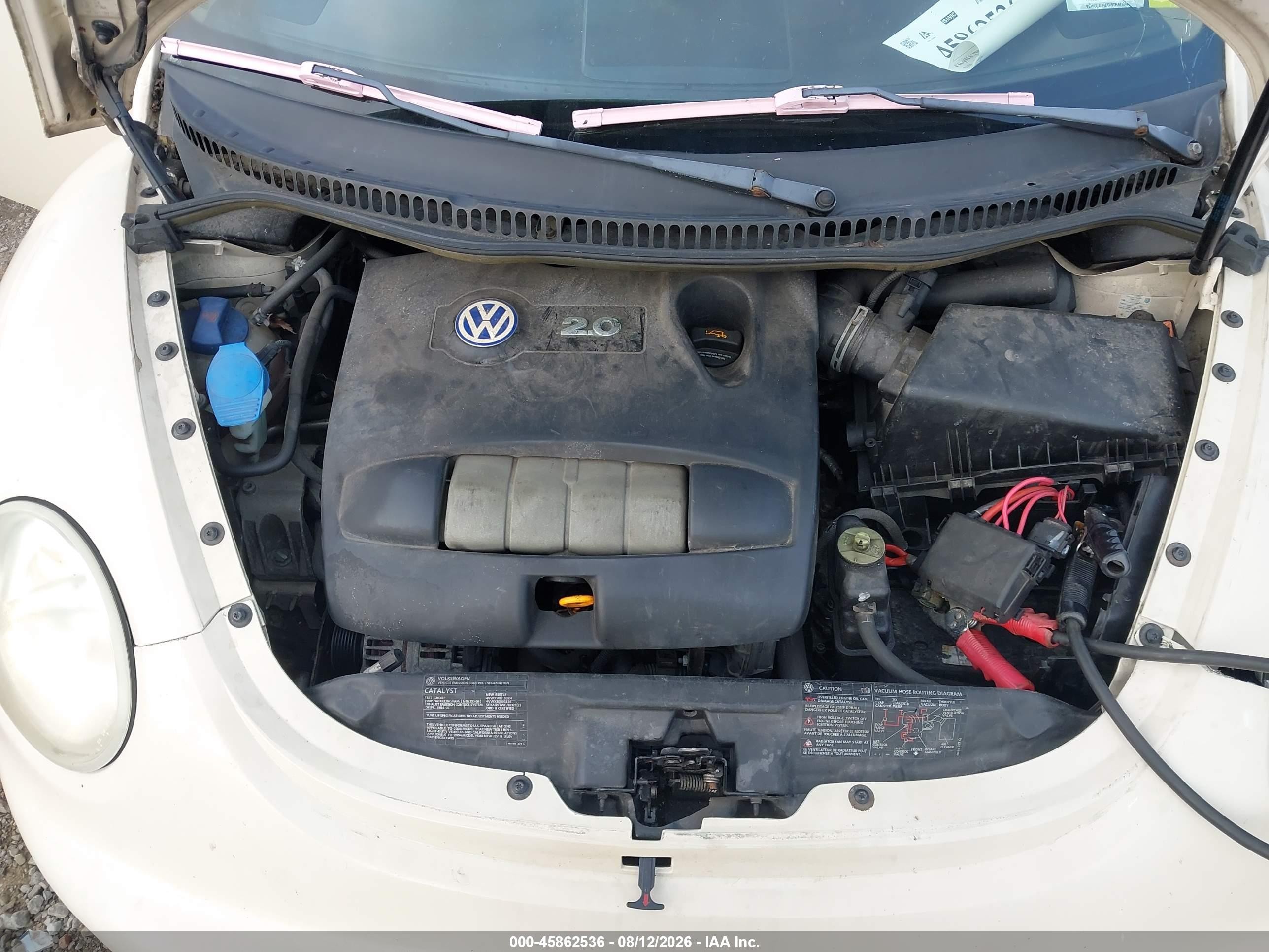 2004 Volkswagen New Beetle Gls Cream vin: 3VWCM31Y74M321976