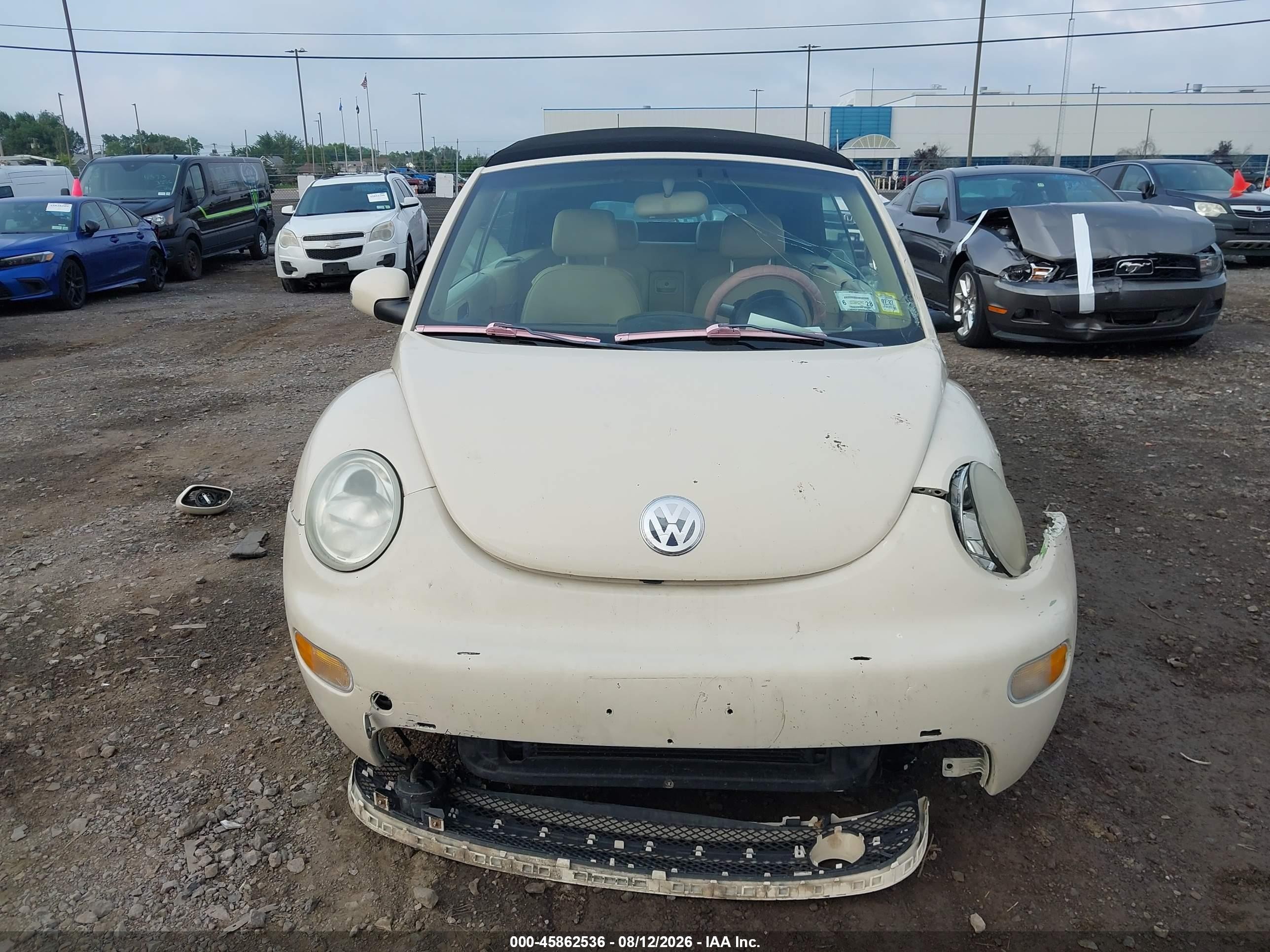 2004 Volkswagen New Beetle Gls Cream vin: 3VWCM31Y74M321976