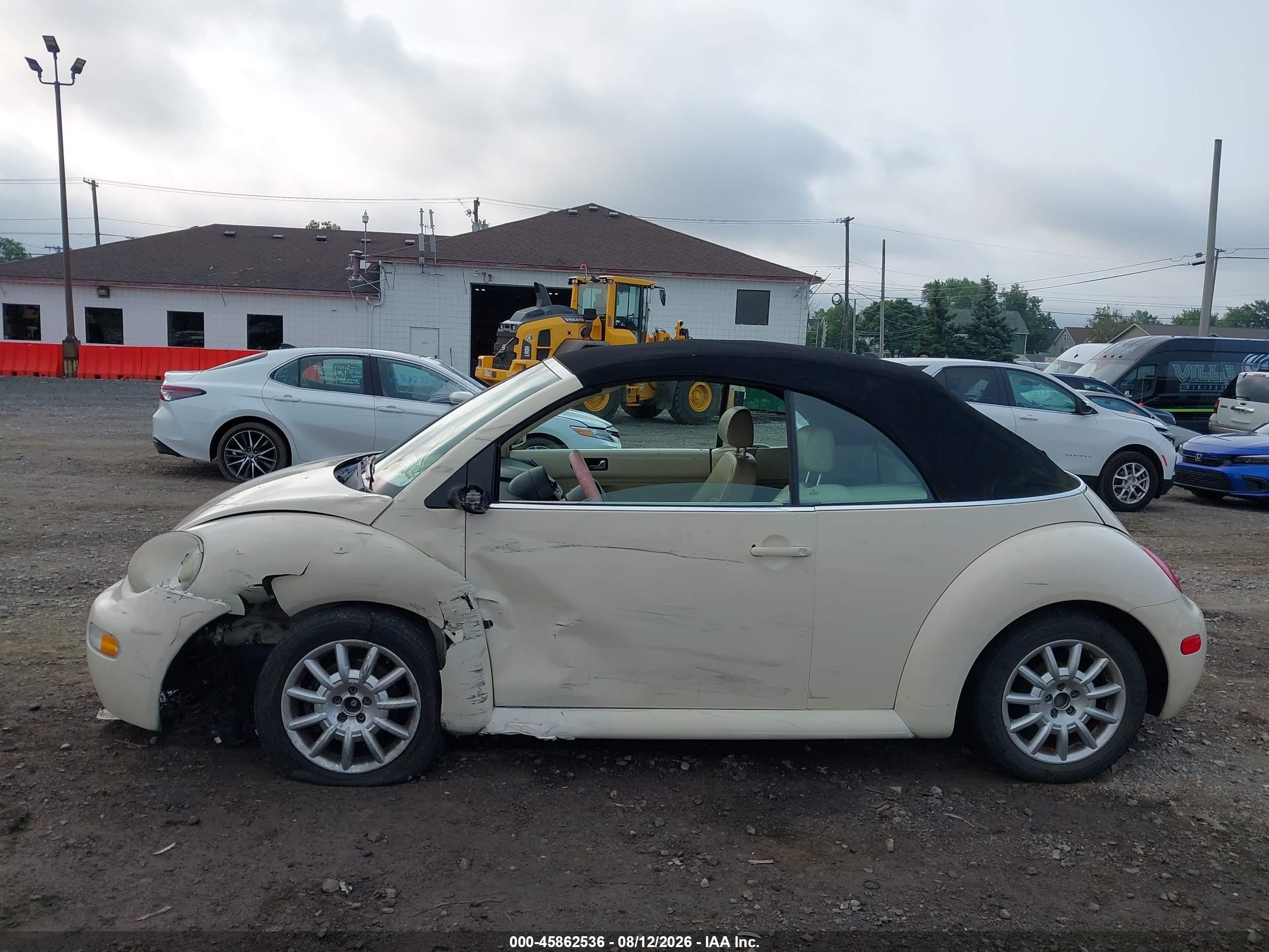 2004 Volkswagen New Beetle Gls Cream vin: 3VWCM31Y74M321976