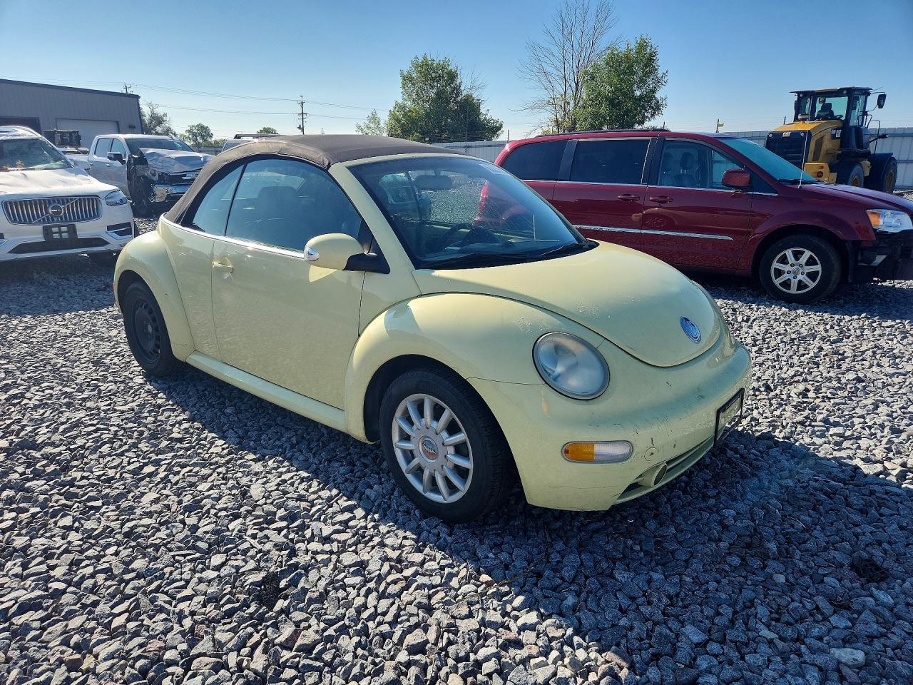 2005 Volkswagen New Beetle Gls Yellow vin: 3VWCM31Y85M317517