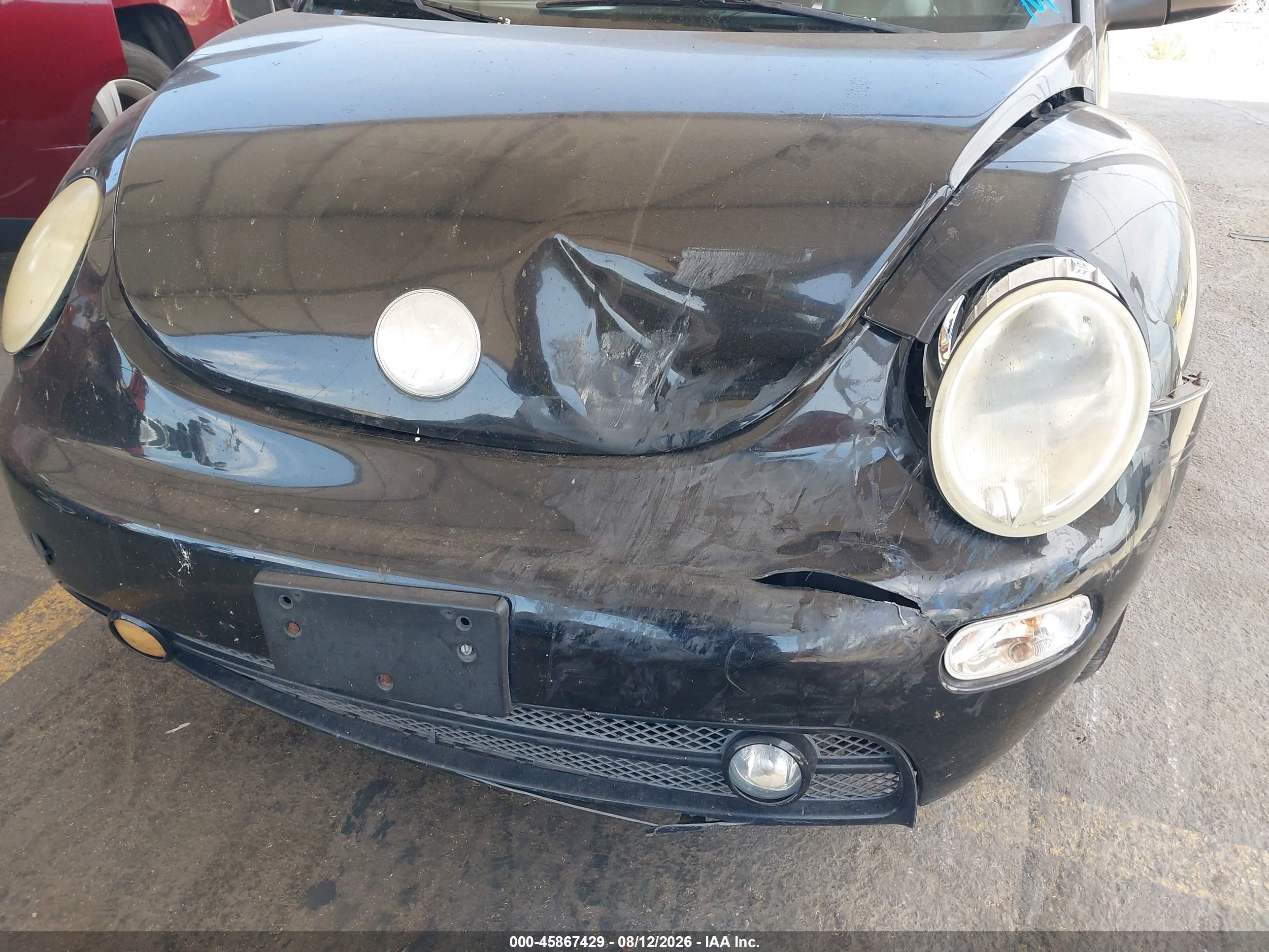 2004 Volkswagen New Beetle Gls Black vin: 3VWCM31Y94M324149