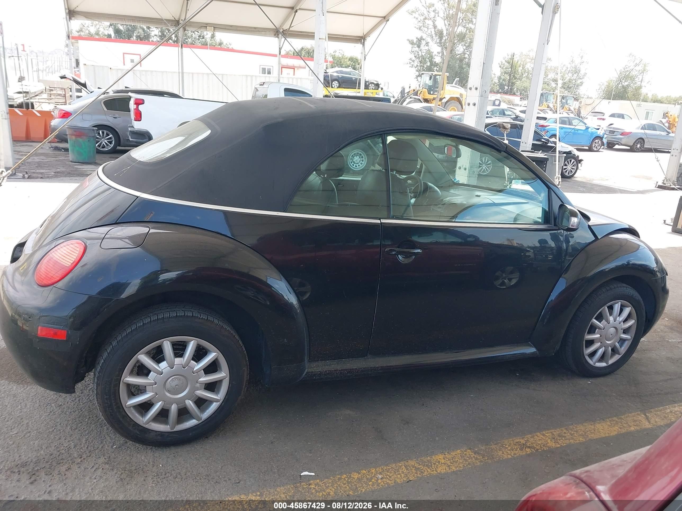 2004 Volkswagen New Beetle Gls Black vin: 3VWCM31Y94M324149