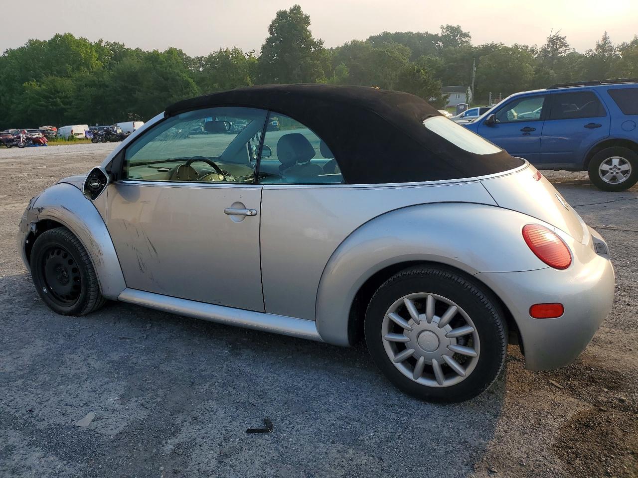 2004 Volkswagen New Beetle Gls Серебряный vin: 3VWCM31Y94M324927