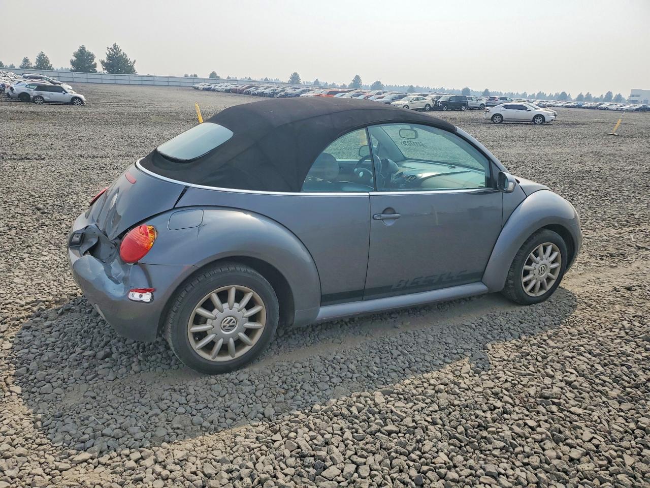 2005 Volkswagen New Beetle Gls Gray vin: 3VWCM31Y95M302850