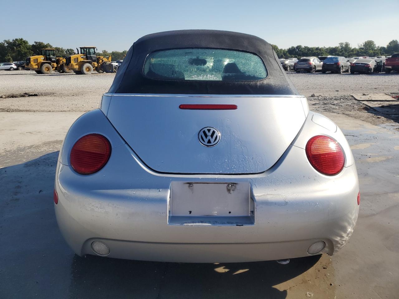 2004 Volkswagen New Beetle Gls Silver vin: 3VWCM31YX4M334897