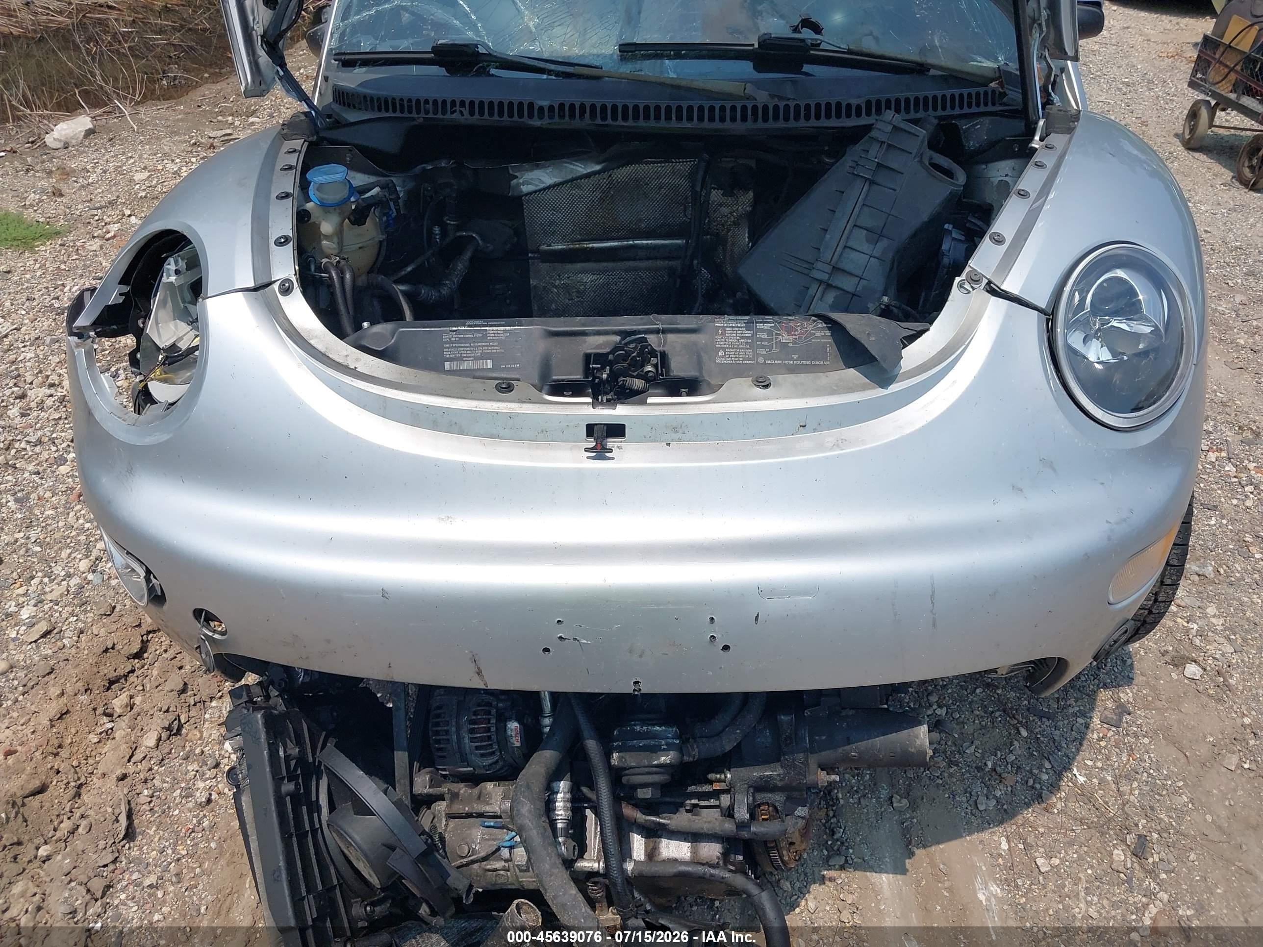2002 Volkswagen New Beetle Gls Tdi Silver vin: 3VWCP21C02M421145
