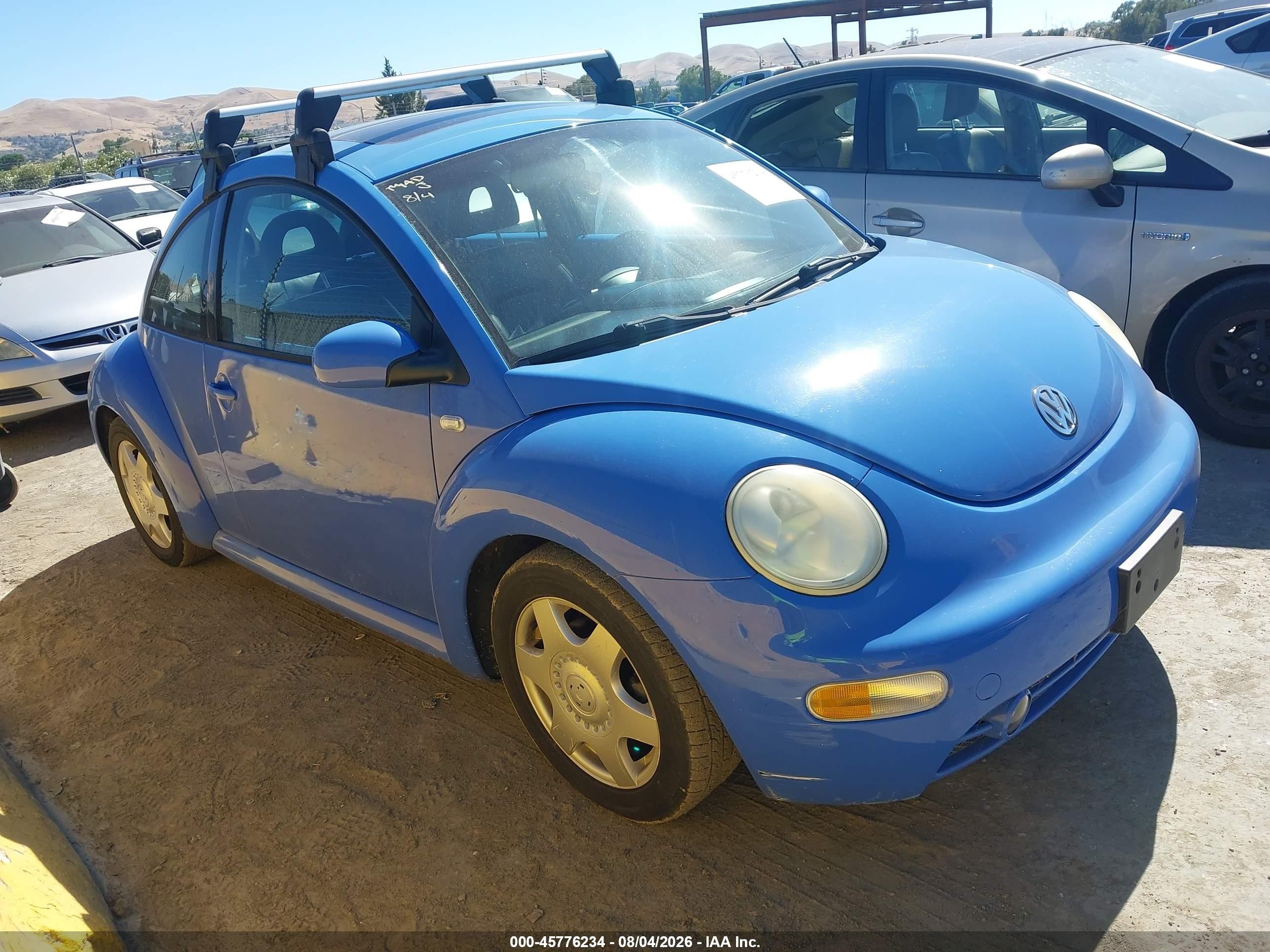 2001 Volkswagen New Beetle Gls Tdi Blue vin: 3VWCP21C31M431005