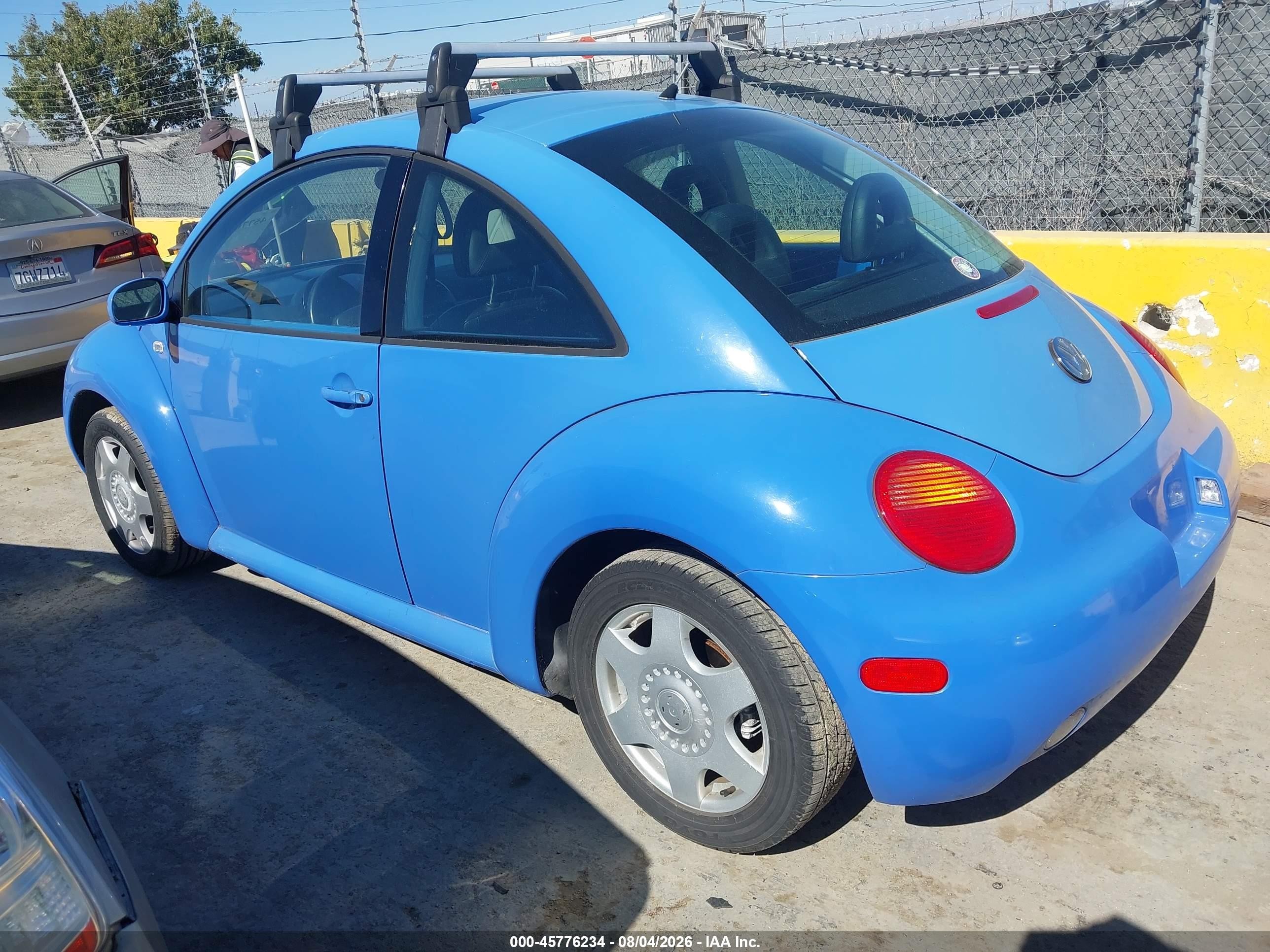 2001 Volkswagen New Beetle Gls Tdi Blue vin: 3VWCP21C31M431005