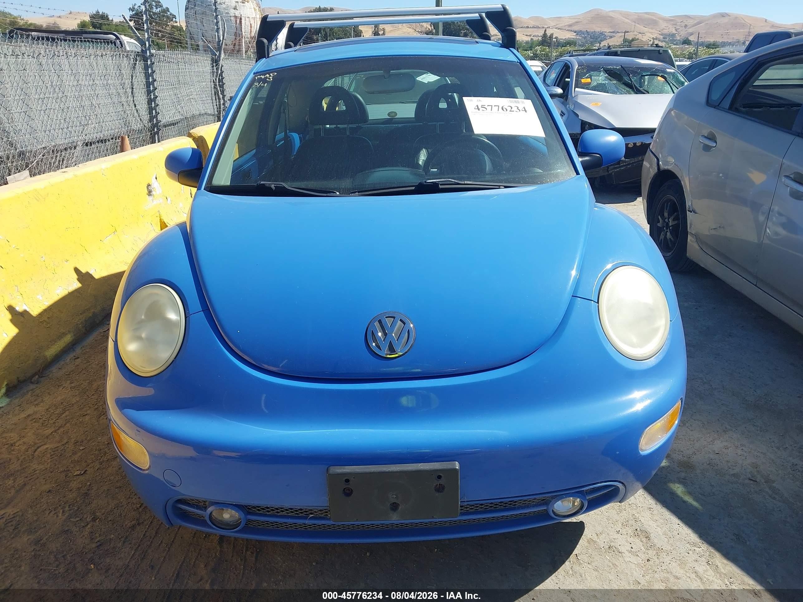 2001 Volkswagen New Beetle Gls Tdi Blue vin: 3VWCP21C31M431005