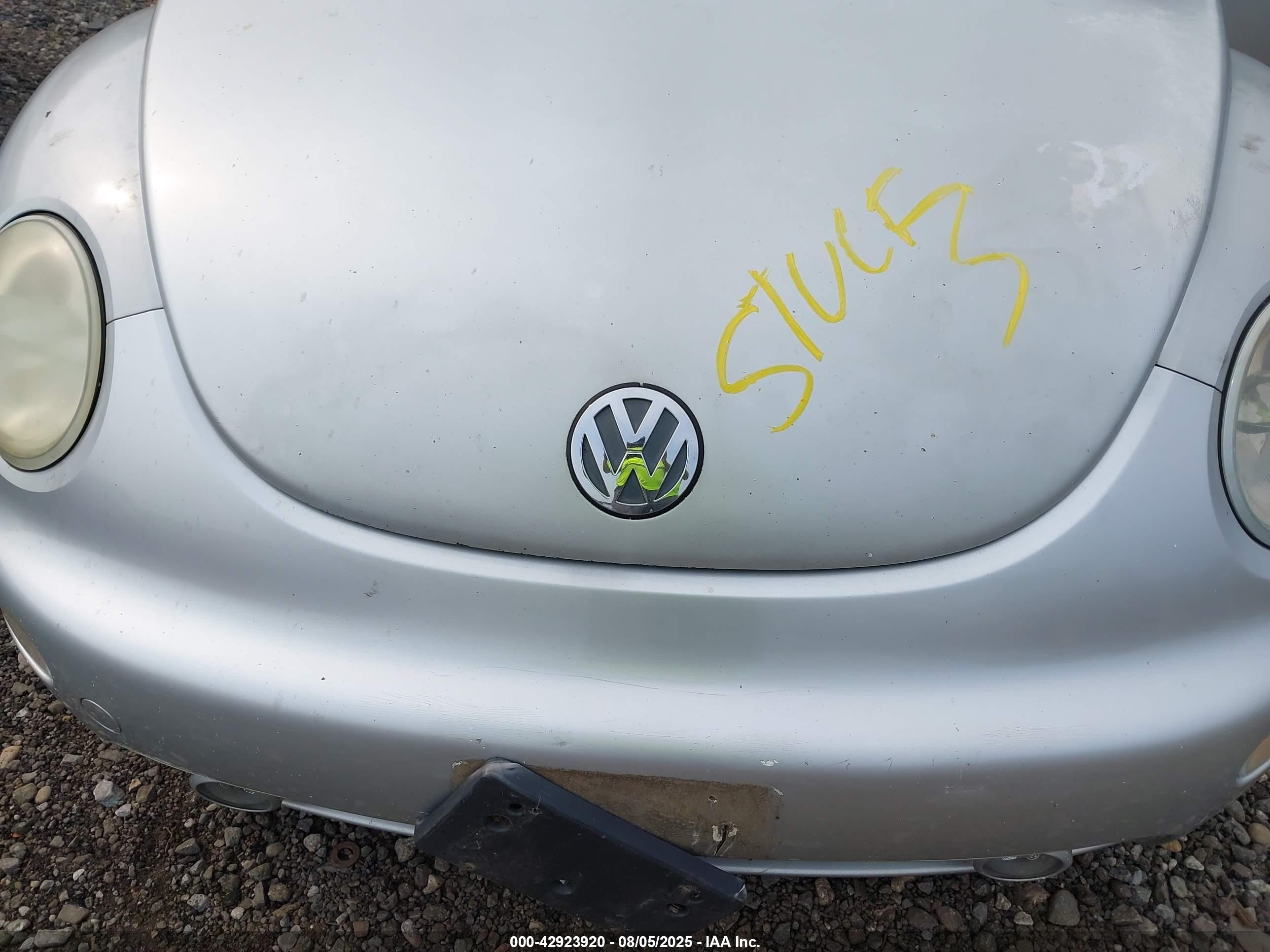 2001 Volkswagen New Beetle Gls Tdi Gray vin: 3VWCP21C81M455798