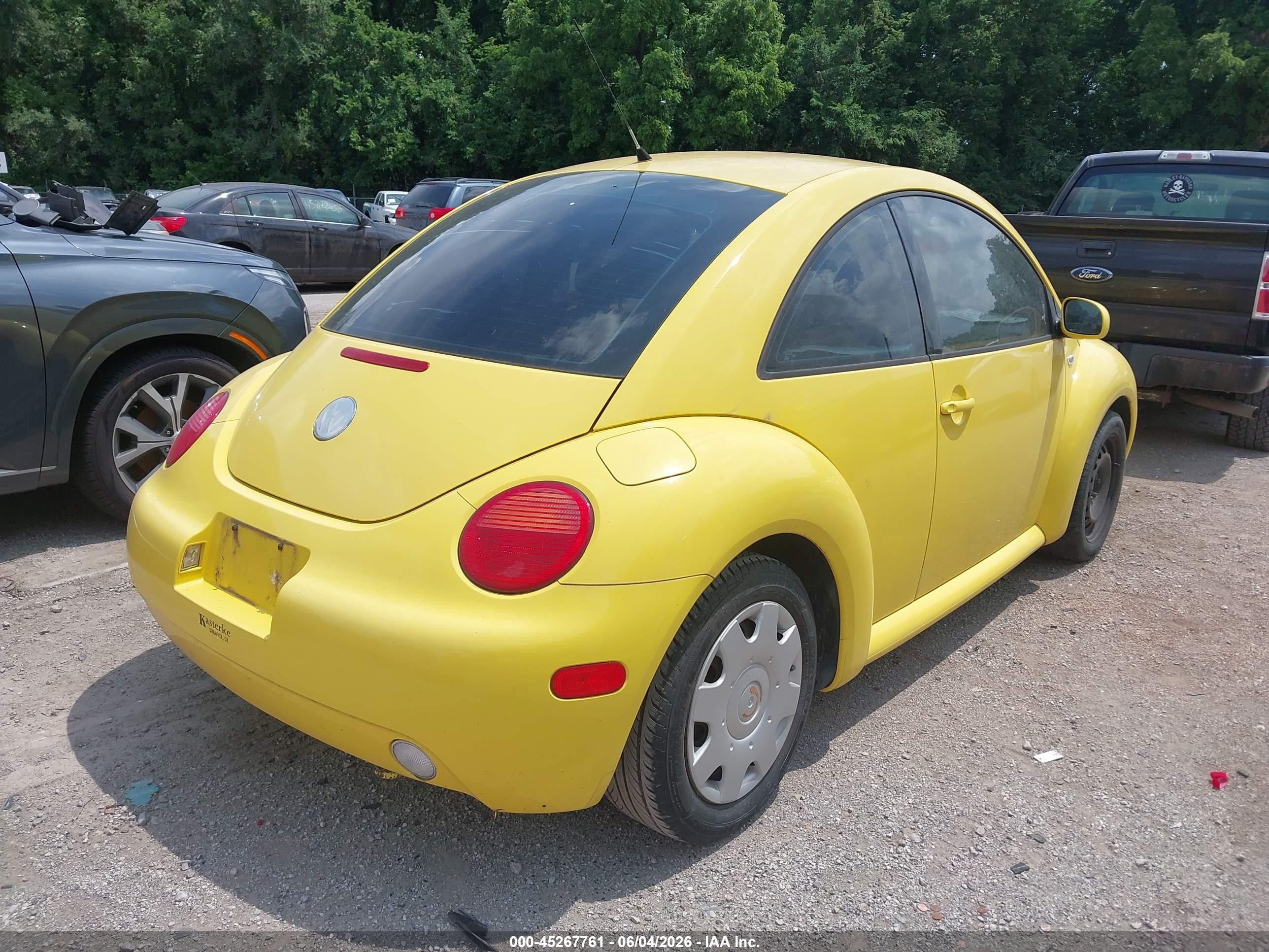 2002 Volkswagen New Beetle Gls Tdi Yellow vin: 3VWCP21C82M423337