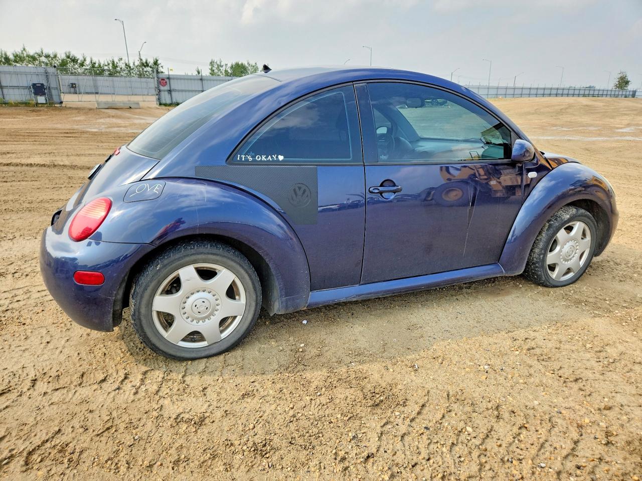2001 Volkswagen New Beetle Gls Blue vin: 3VWCS21C11M411415