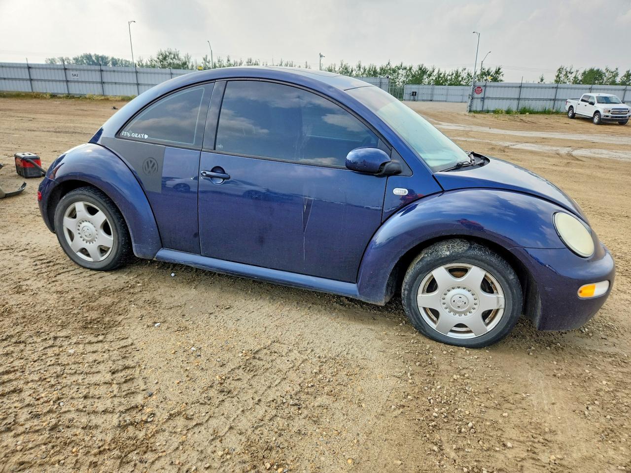 2001 Volkswagen New Beetle Gls Blue vin: 3VWCS21C11M411415