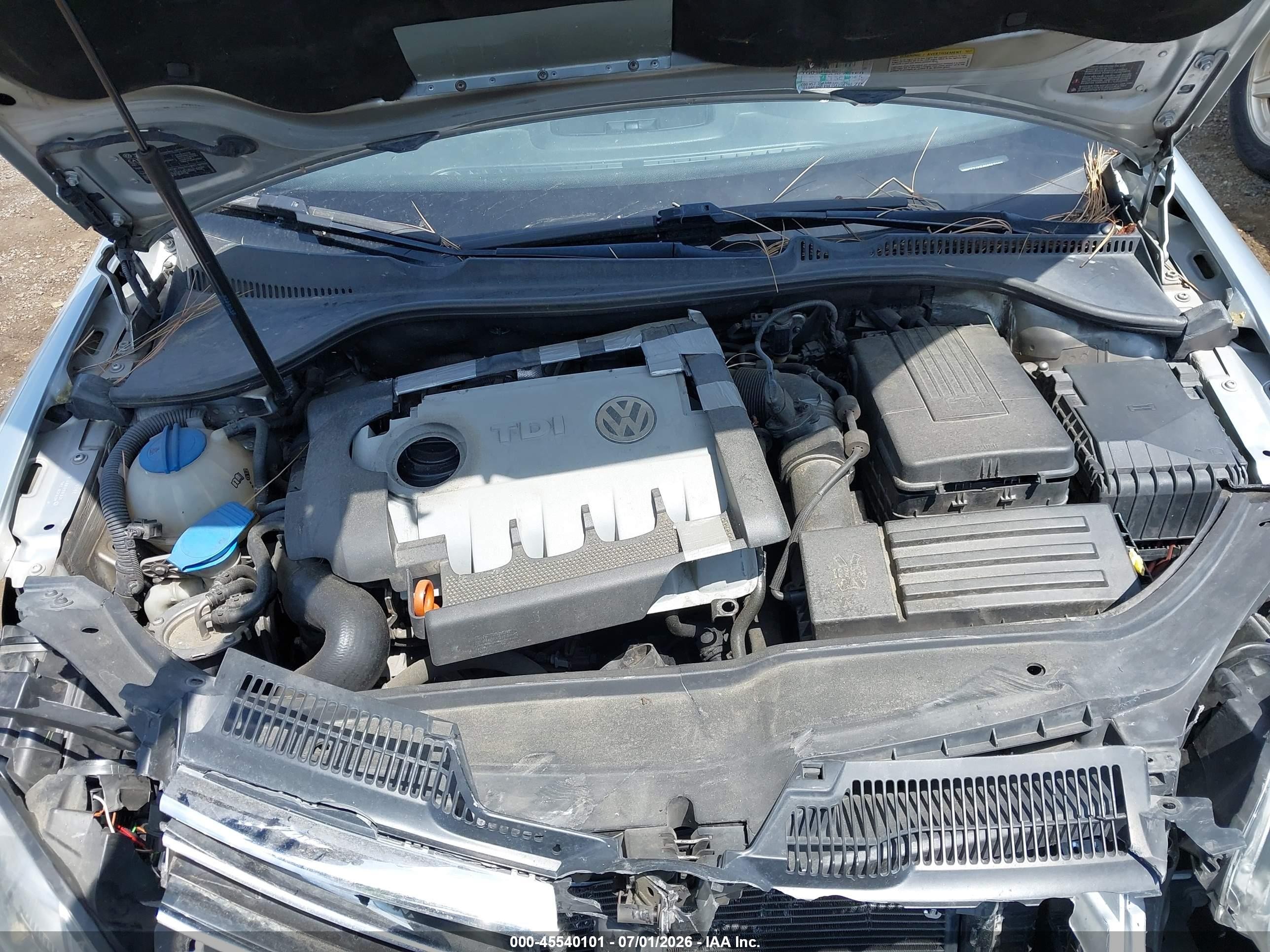 2006 Volkswagen Jetta Diesel Серебряный vin: 3VWCT71K56M057293