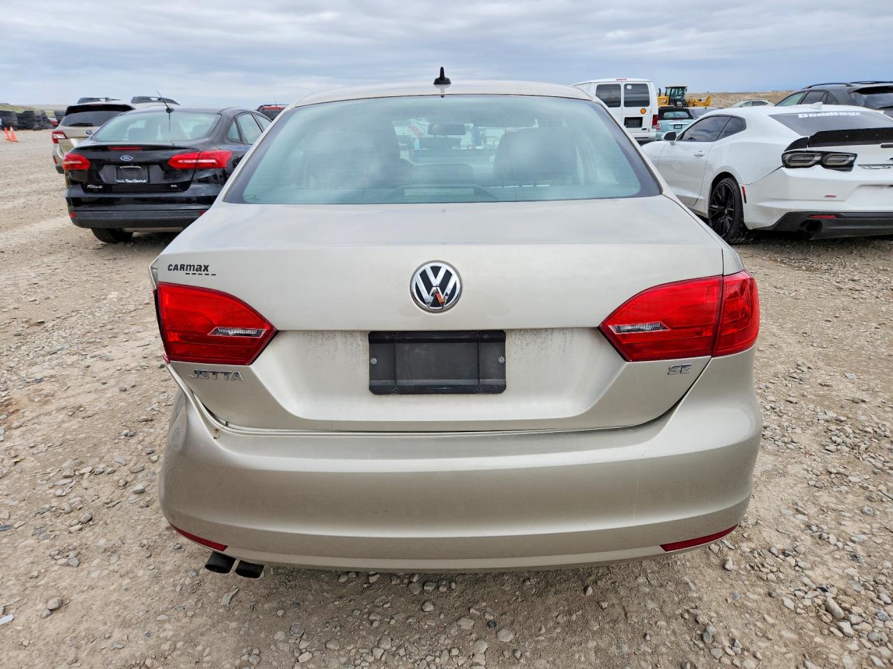 2014 Volkswagen Jetta Se Beige vin: 3VWD07AJ0EM214439