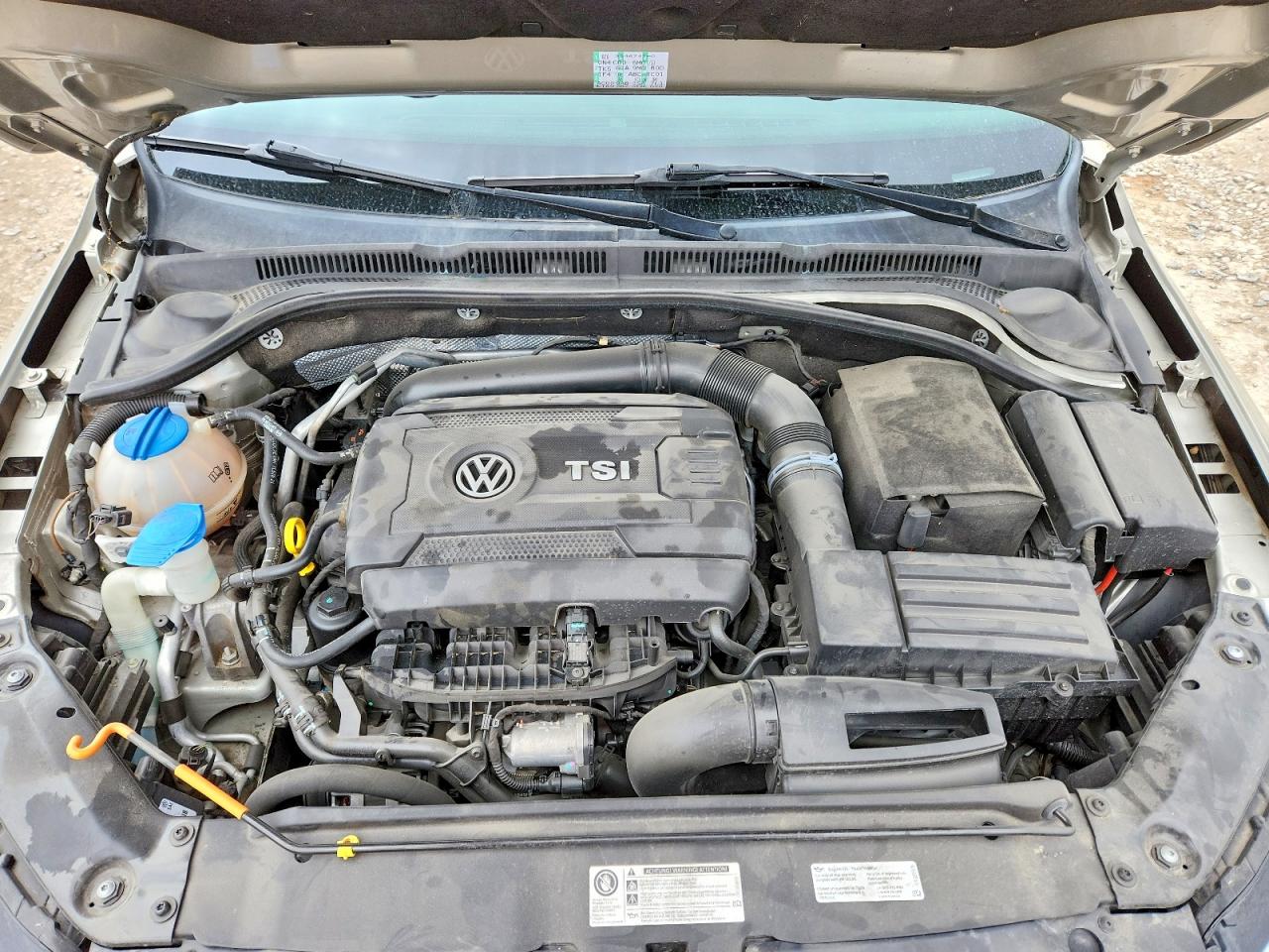 2014 Volkswagen Jetta Se Beige vin: 3VWD07AJ0EM214439