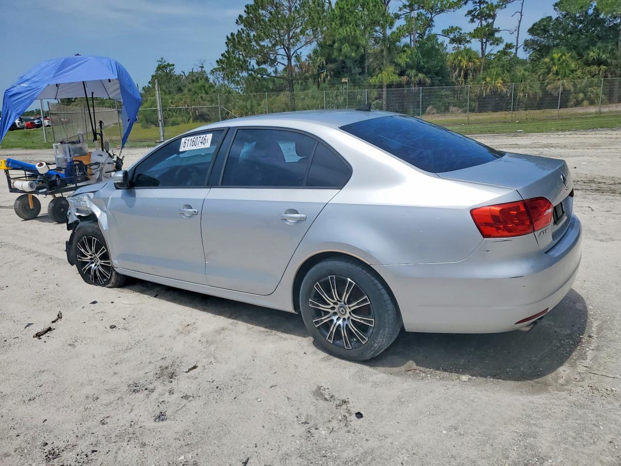 2014 Volkswagen Jetta Se Silver vin: 3VWD07AJ0EM231905