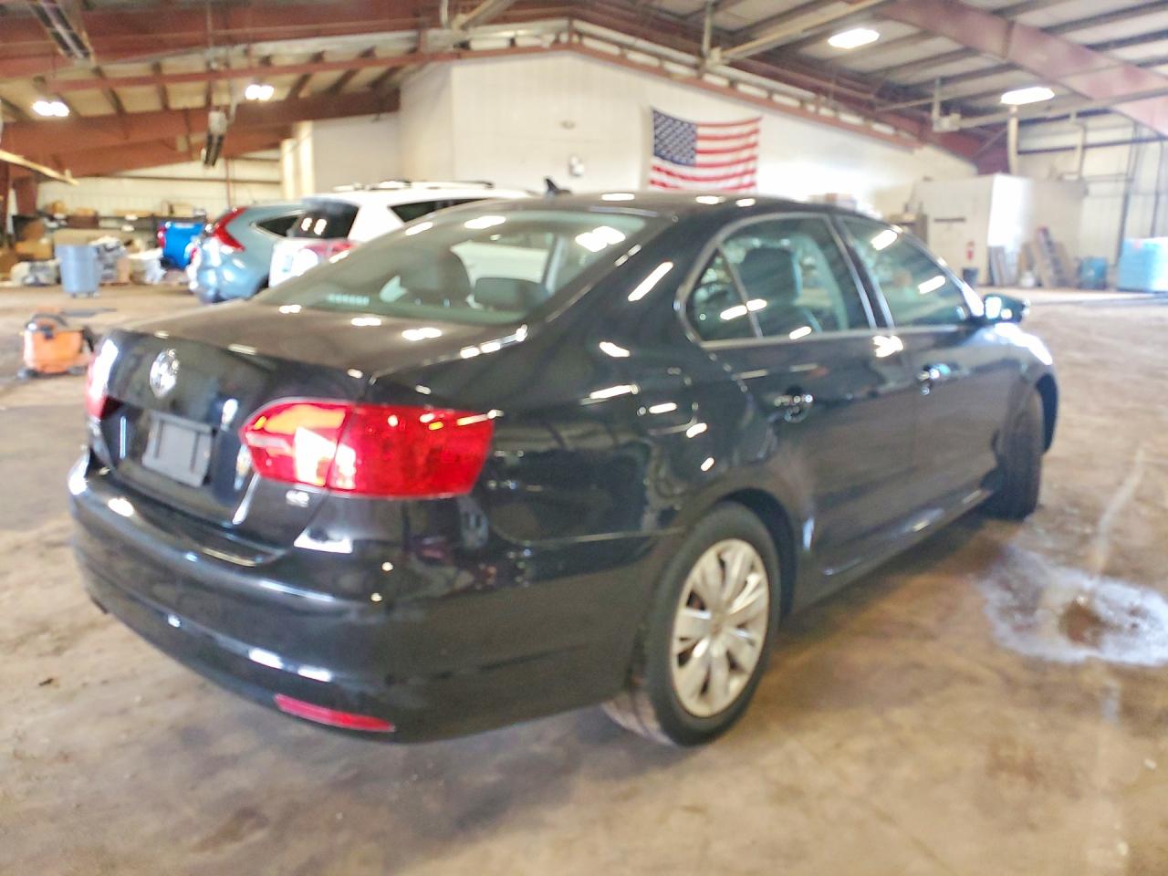 2014 Volkswagen Jetta Se Black vin: 3VWD07AJ0EM269277
