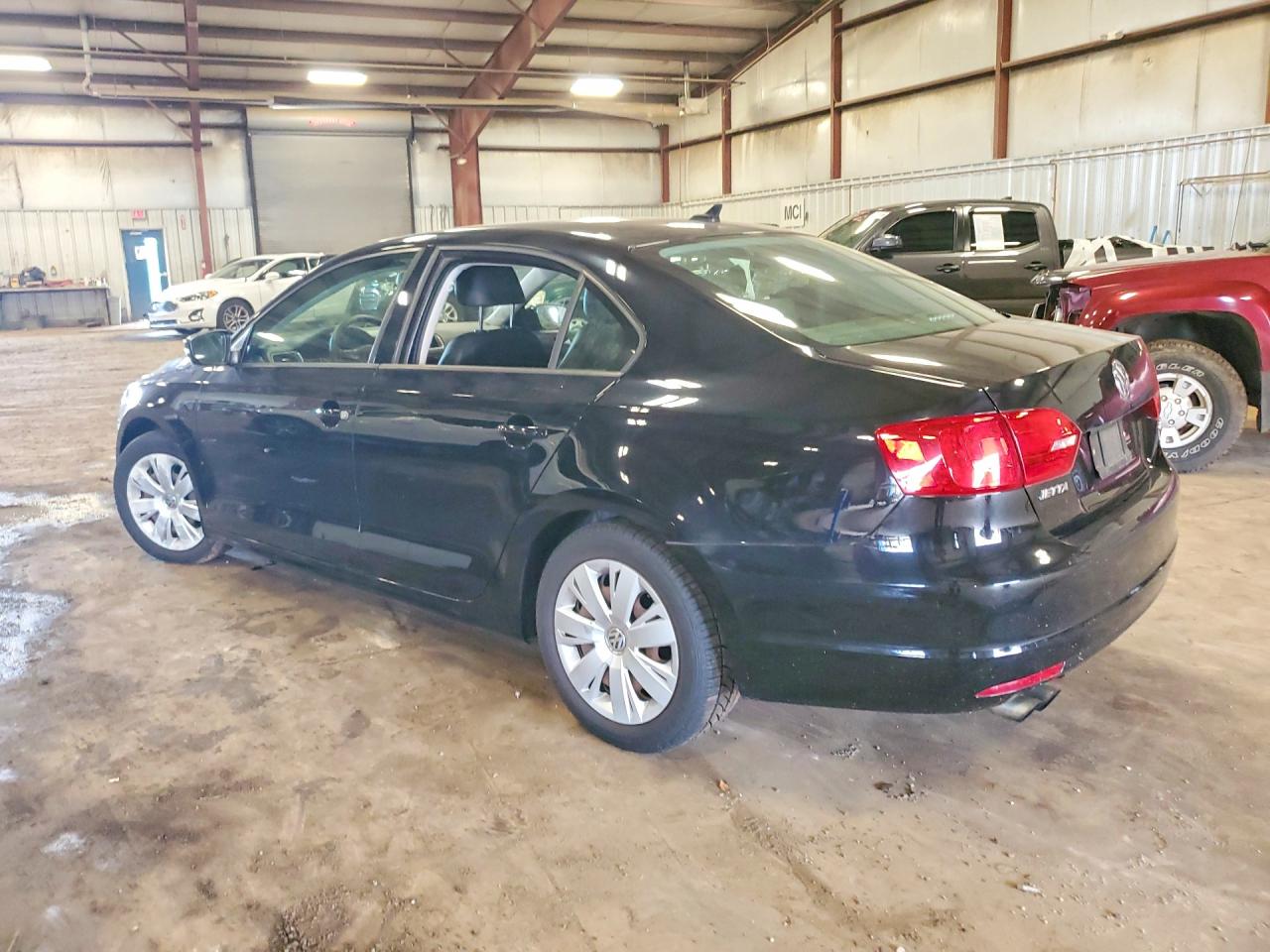 2014 Volkswagen Jetta Se Black vin: 3VWD07AJ0EM269277
