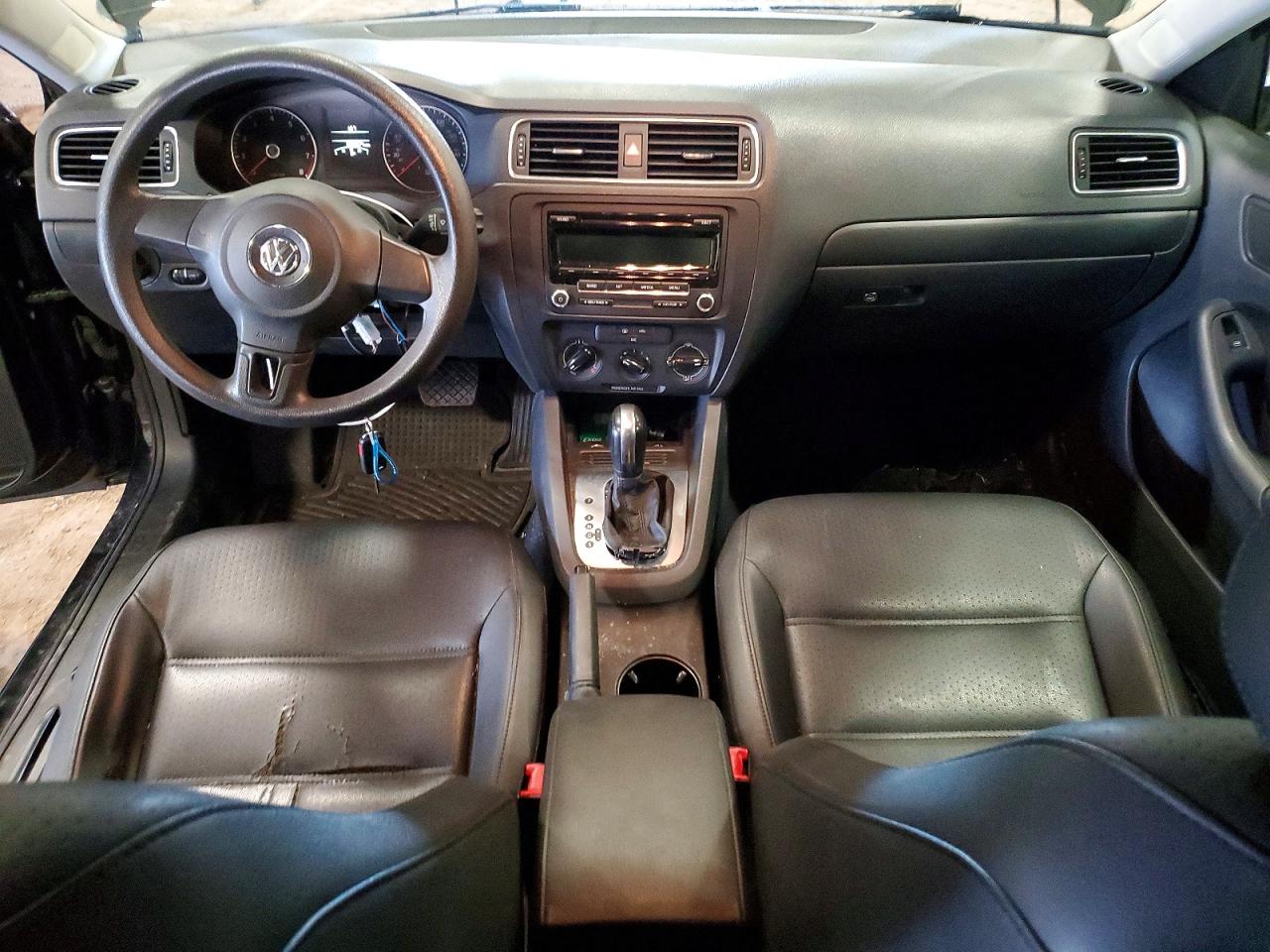 2014 Volkswagen Jetta Se Black vin: 3VWD07AJ0EM269277