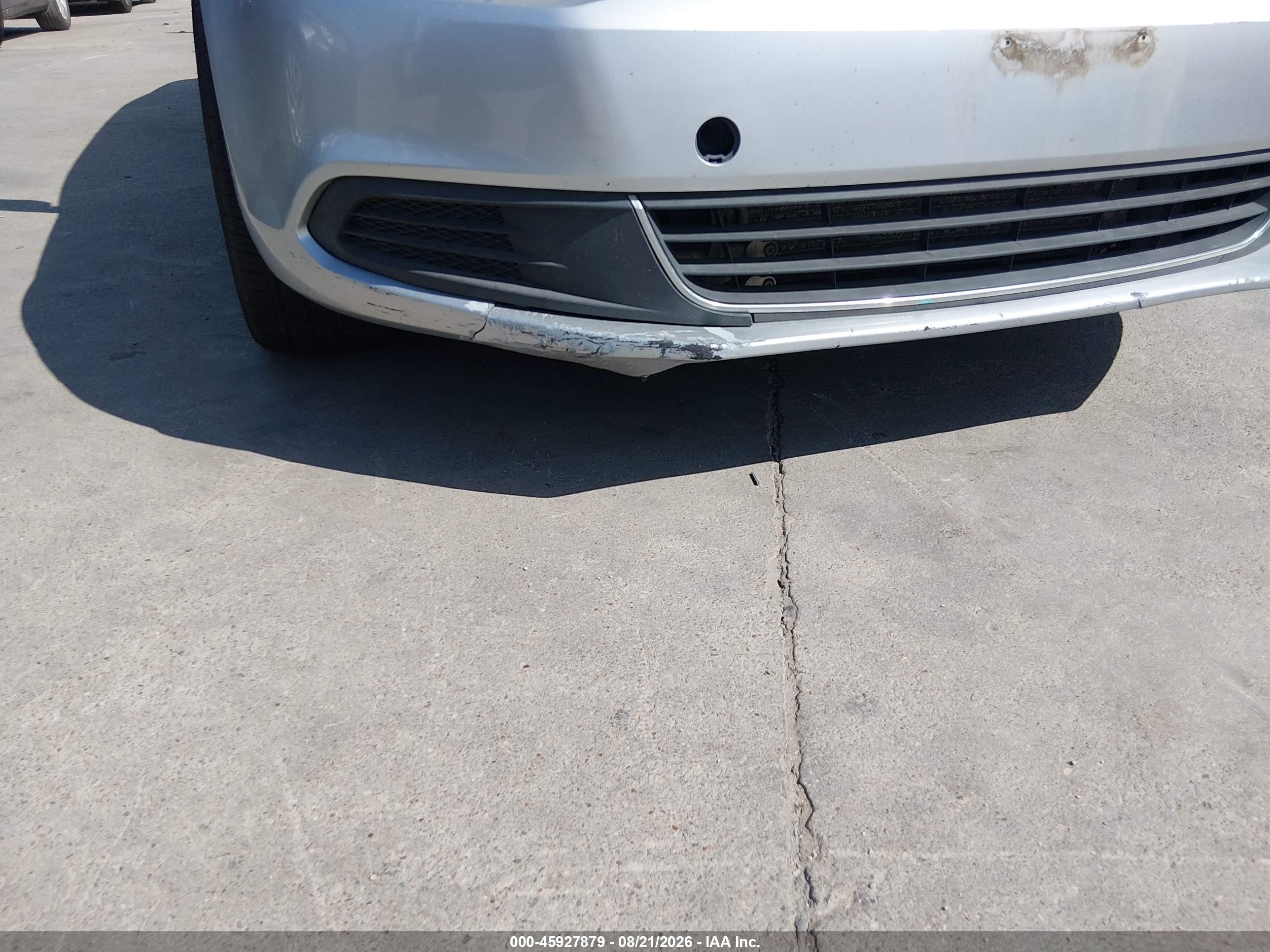 2014 Volkswagen Jetta 1.8t Se Silver vin: 3VWD07AJ0EM372859