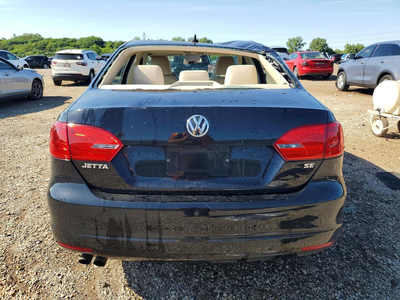 2014 Volkswagen Jetta Se Черный vin: 3VWD07AJ0EM391704