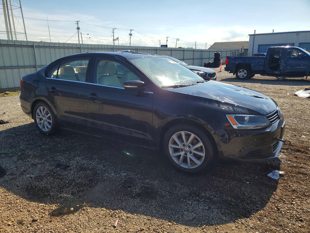 2014 Volkswagen Jetta Se Черный vin: 3VWD07AJ0EM391704
