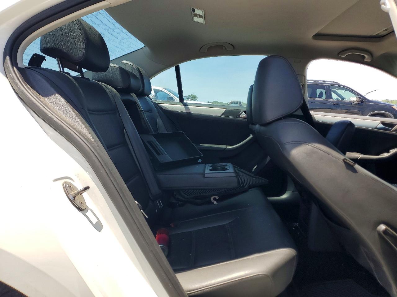 2014 Volkswagen Jetta Se White vin: 3VWD07AJ0EM432901