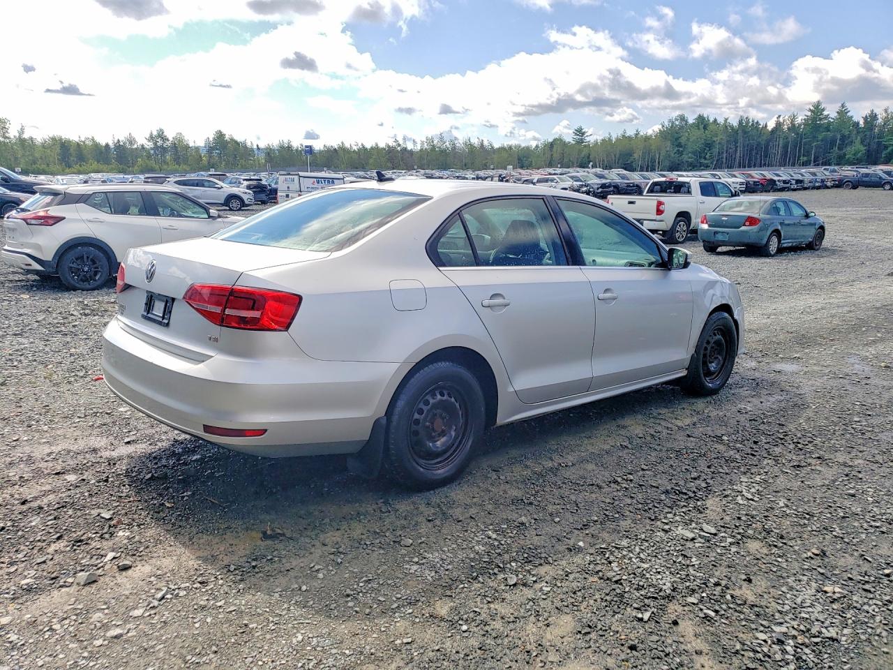 2015 Volkswagen Jetta Se Silver vin: 3VWD07AJ0FM212059