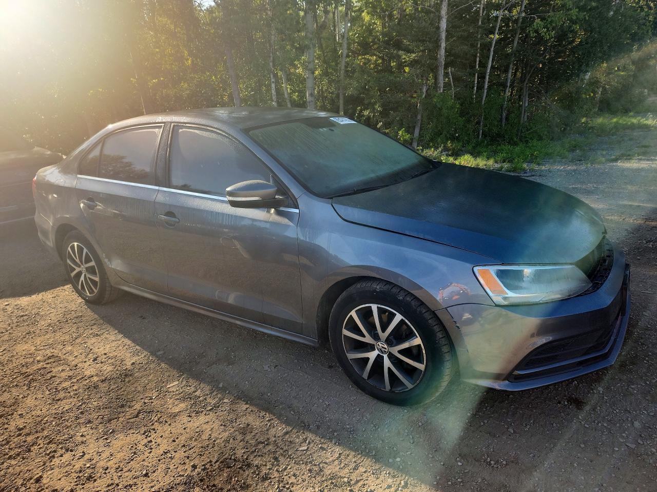 2015 Volkswagen Jetta Se Gray vin: 3VWD07AJ0FM227273
