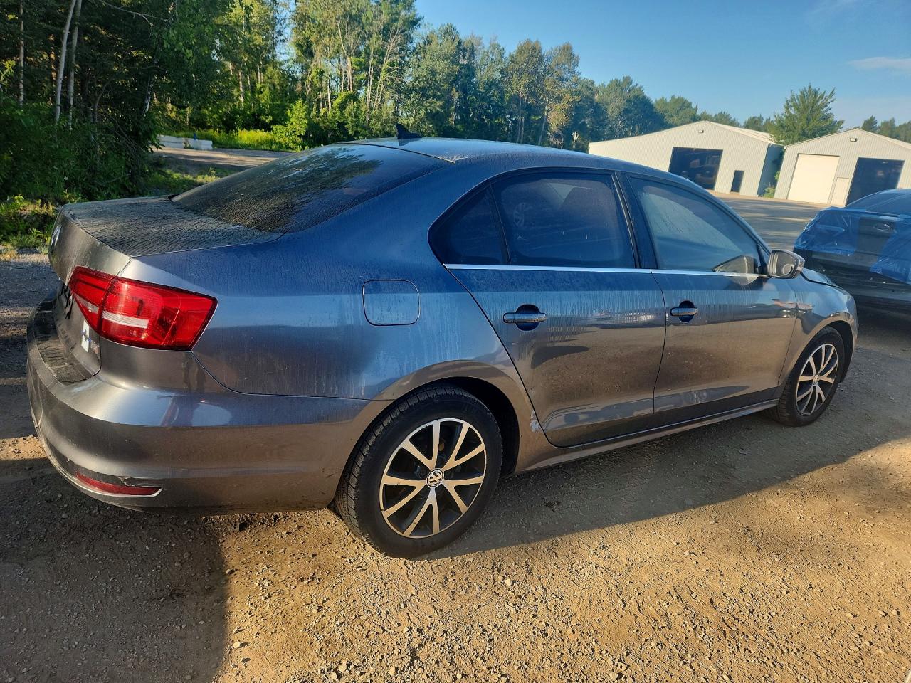2015 Volkswagen Jetta Se Gray vin: 3VWD07AJ0FM227273