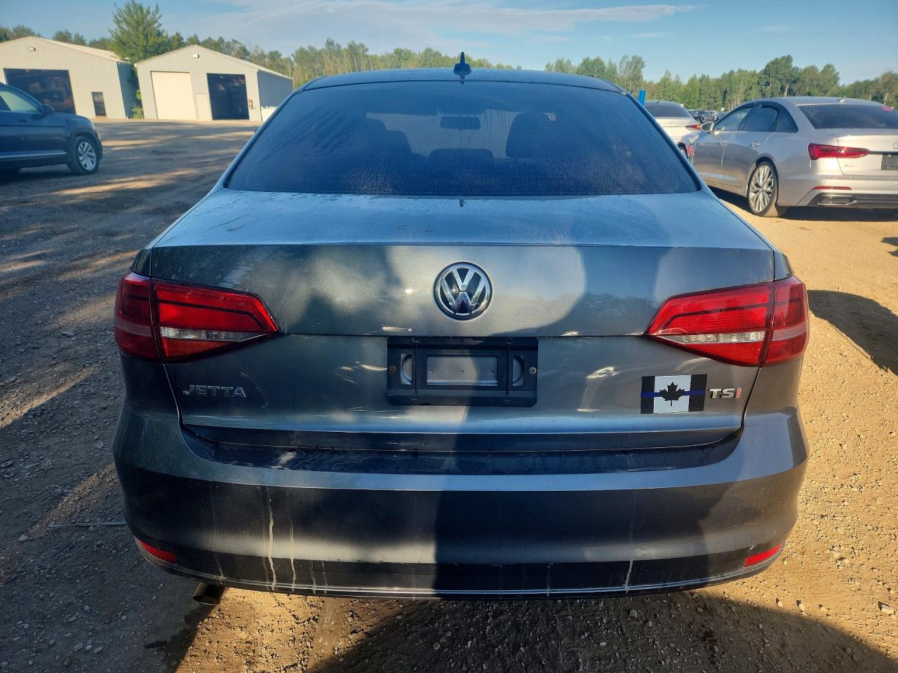 2015 Volkswagen Jetta Se Gray vin: 3VWD07AJ0FM227273