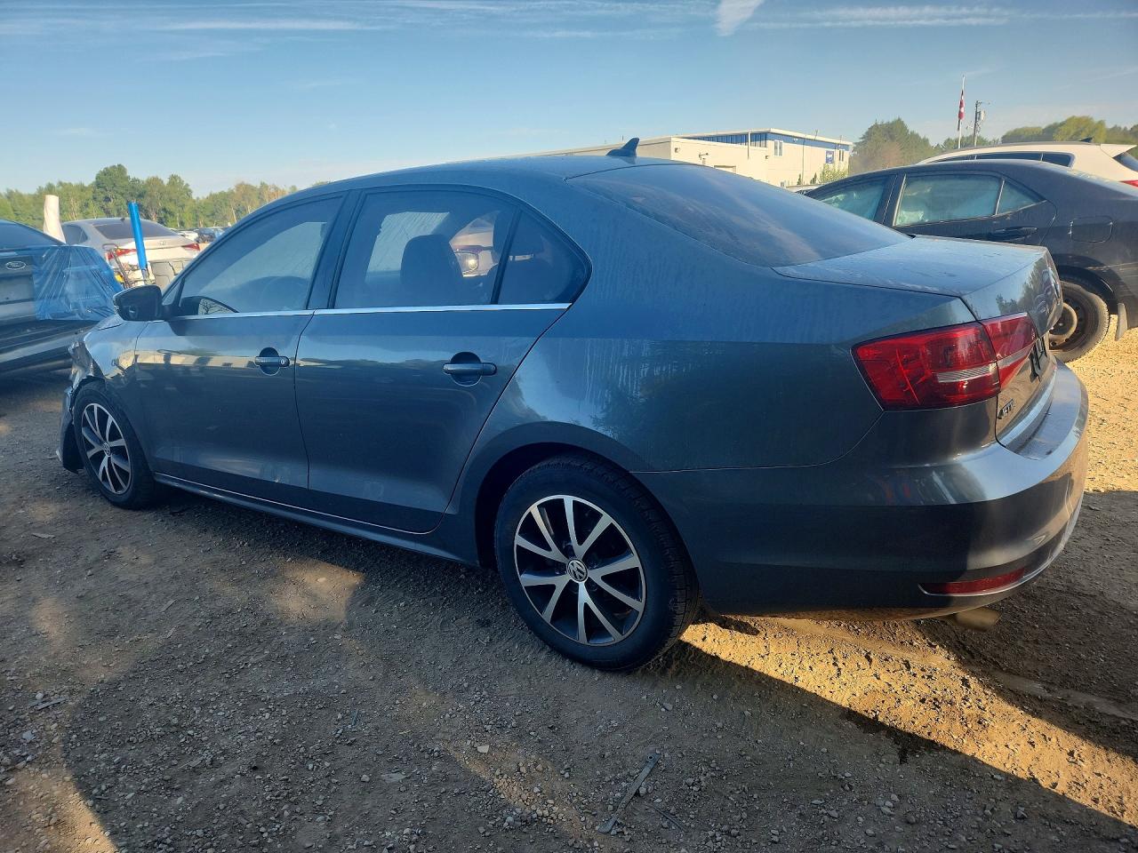 2015 Volkswagen Jetta Se Gray vin: 3VWD07AJ0FM227273