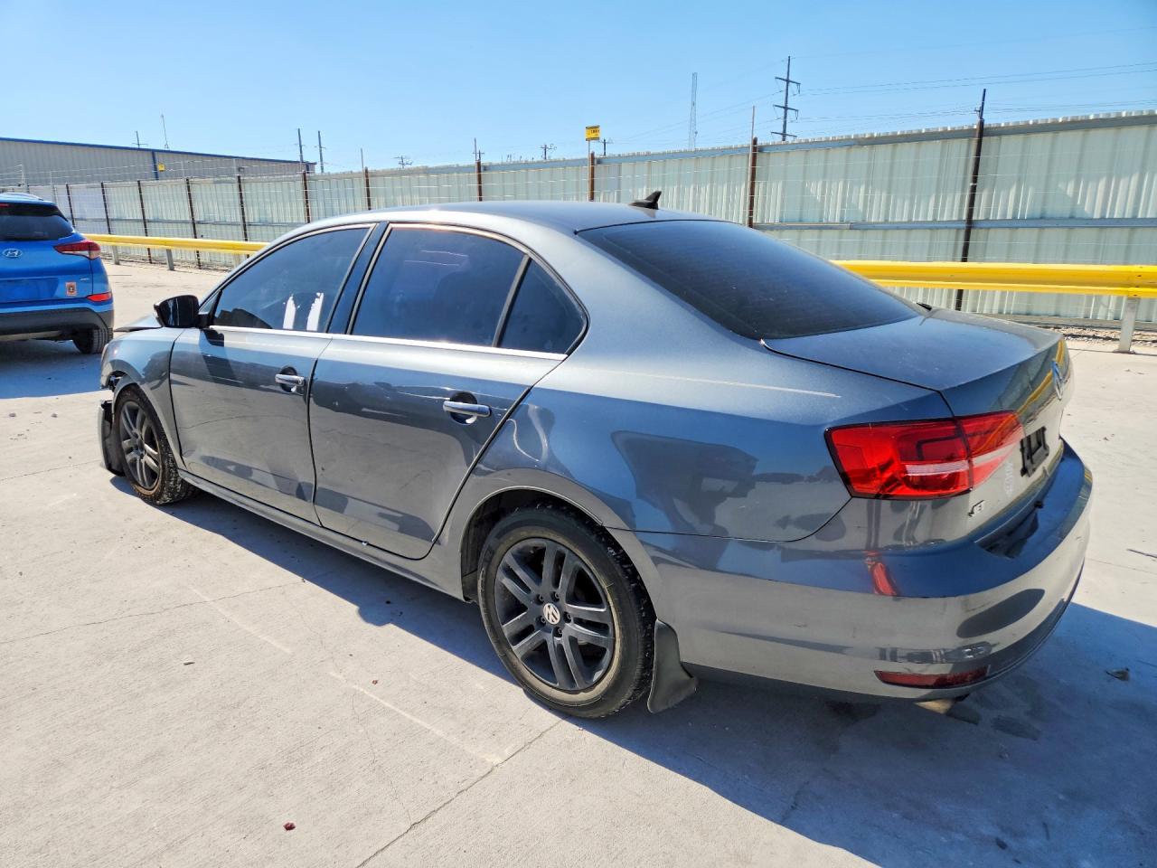 2015 Volkswagen Jetta Se Gray vin: 3VWD07AJ0FM257244
