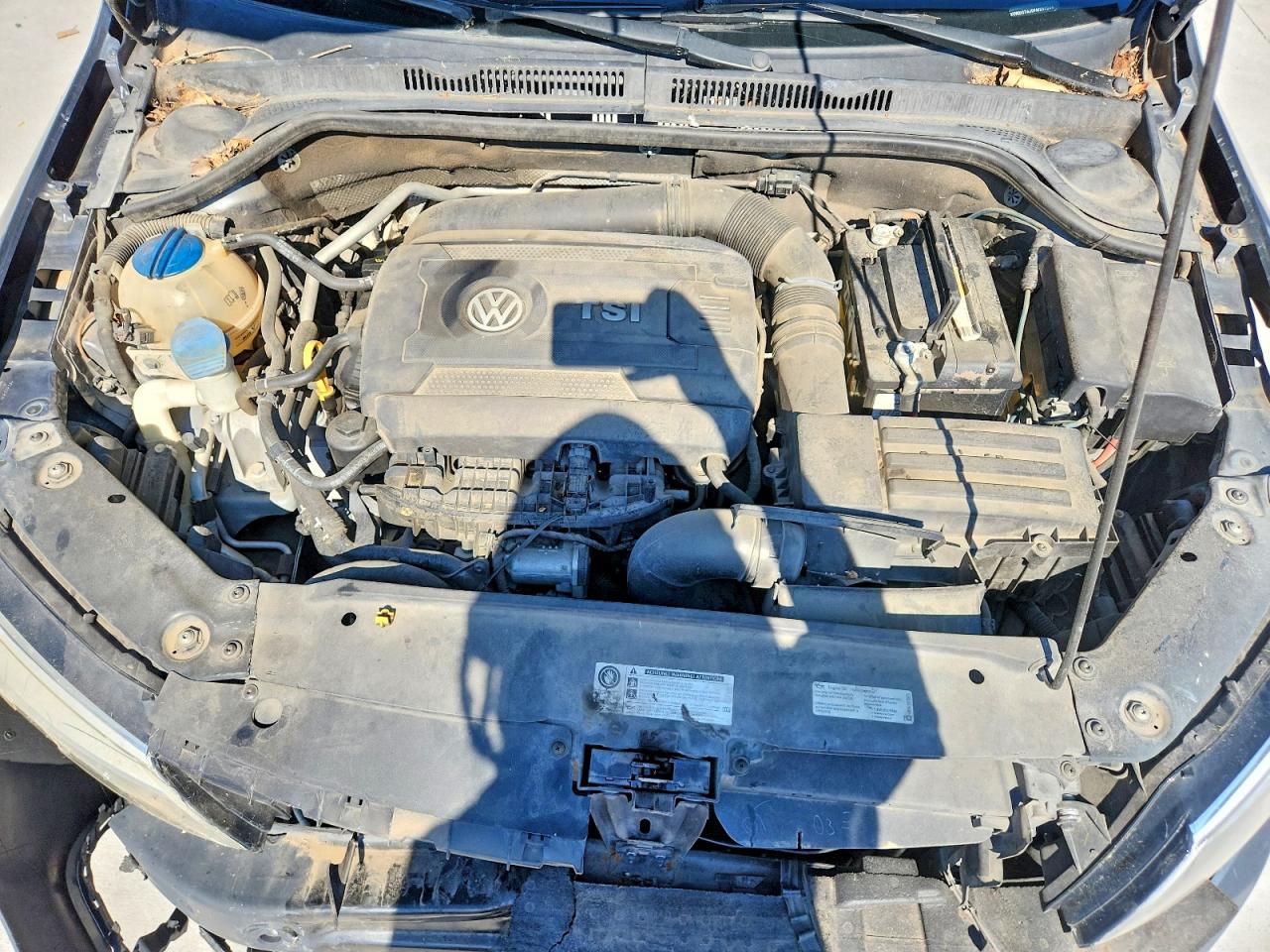 2015 Volkswagen Jetta Se Gray vin: 3VWD07AJ0FM257244