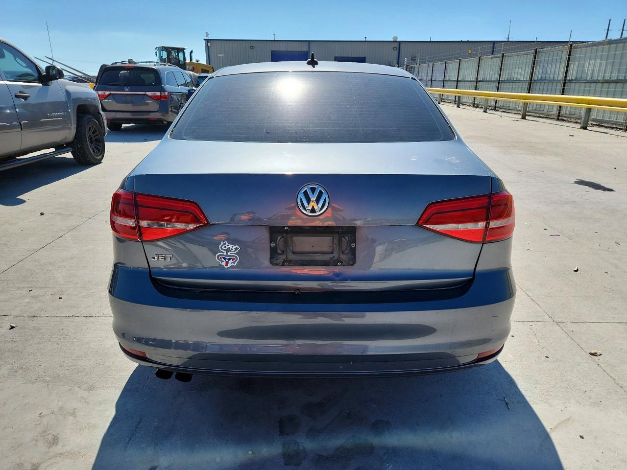 2015 Volkswagen Jetta Se Gray vin: 3VWD07AJ0FM257244