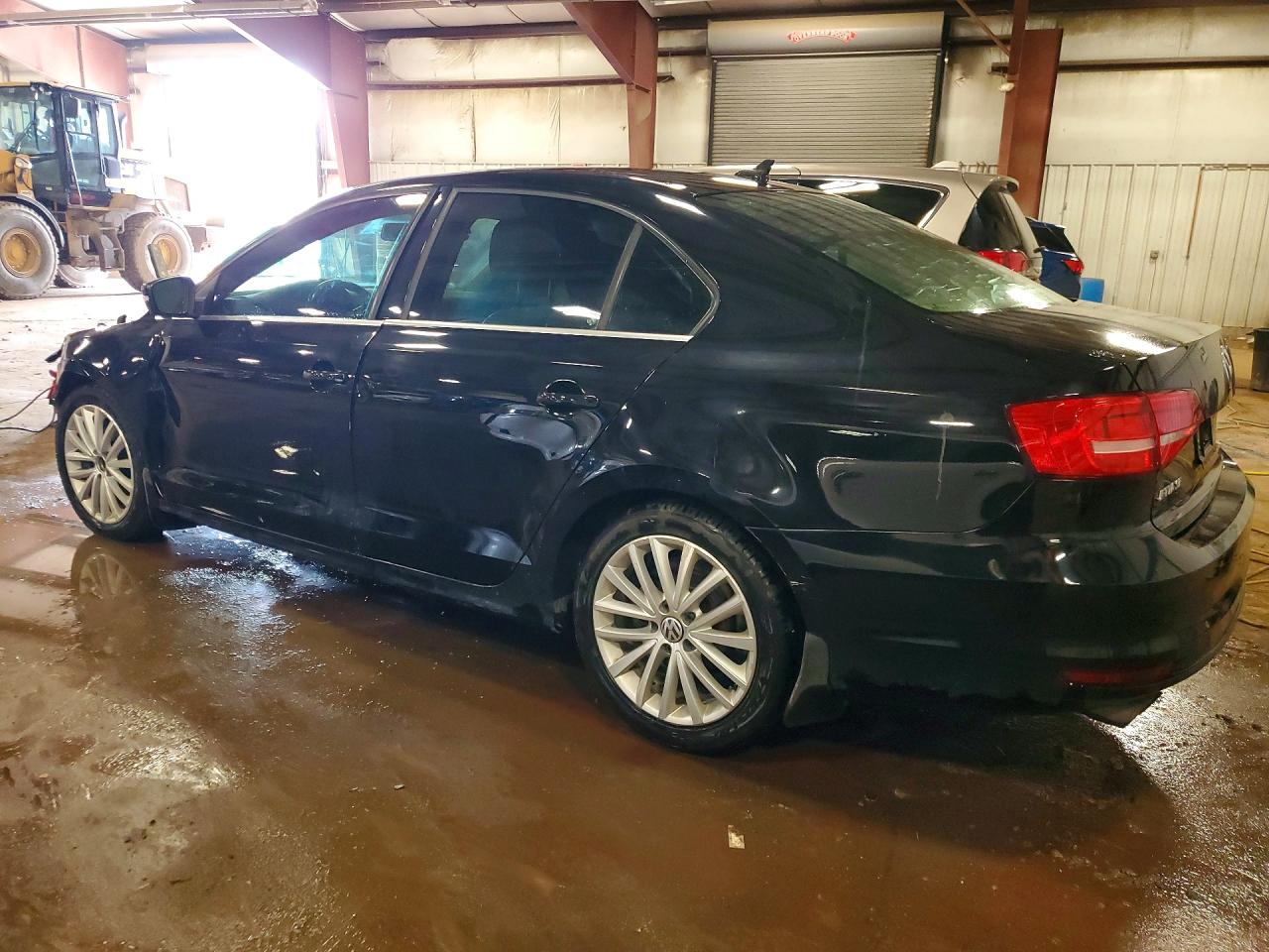 2015 Volkswagen Jetta Se Black vin: 3VWD07AJ0FM279065
