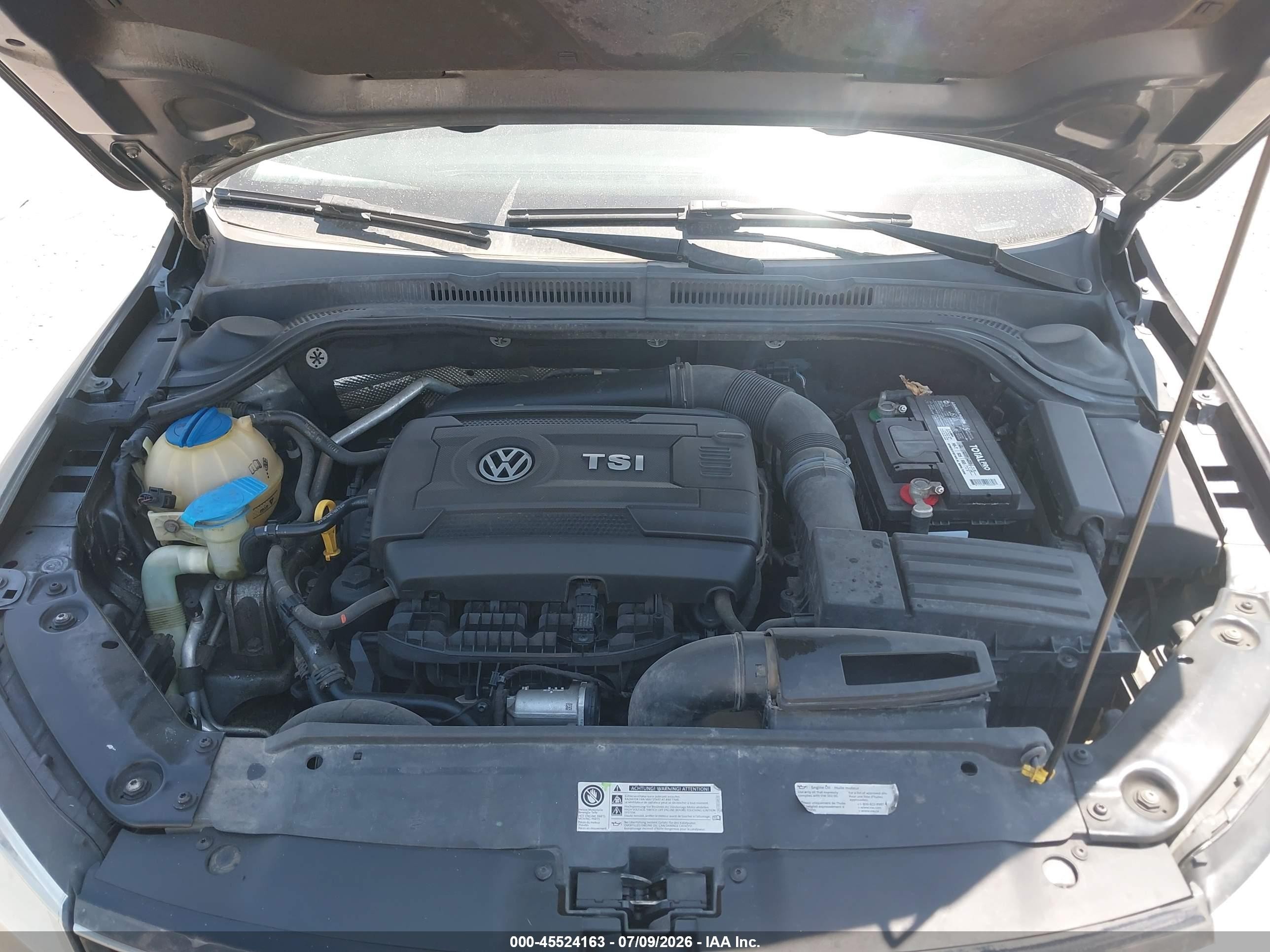 2015 Volkswagen Jetta 1.8t Se Серый vin: 3VWD07AJ0FM317166