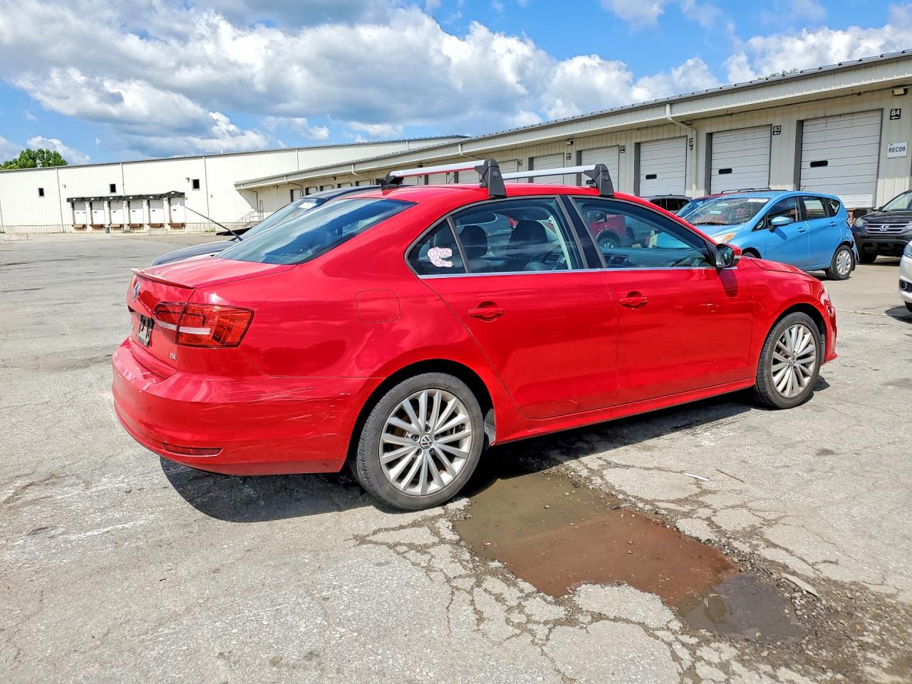 2015 Volkswagen Jetta Se Red vin: 3VWD07AJ0FM357814