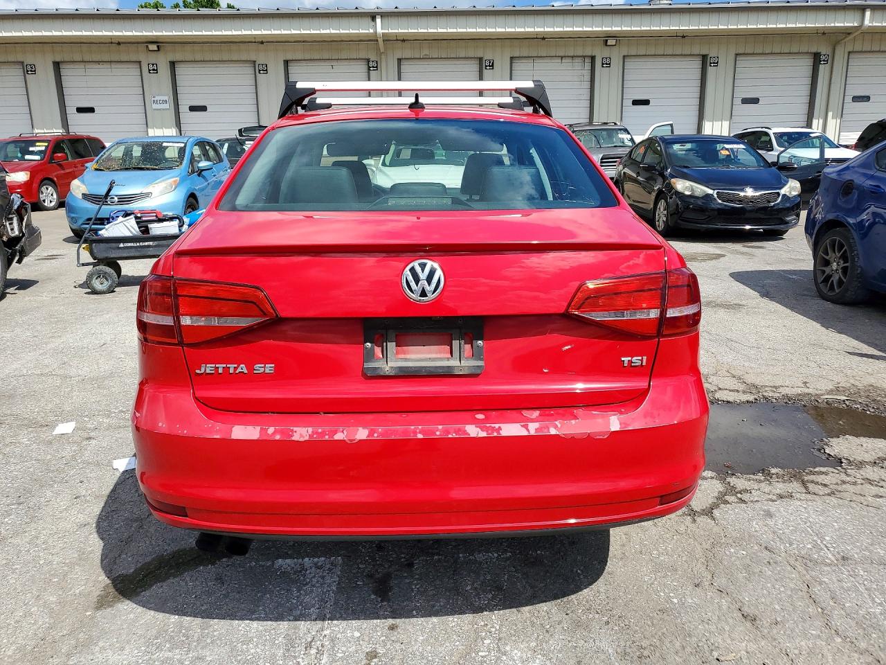 2015 Volkswagen Jetta Se Red vin: 3VWD07AJ0FM357814
