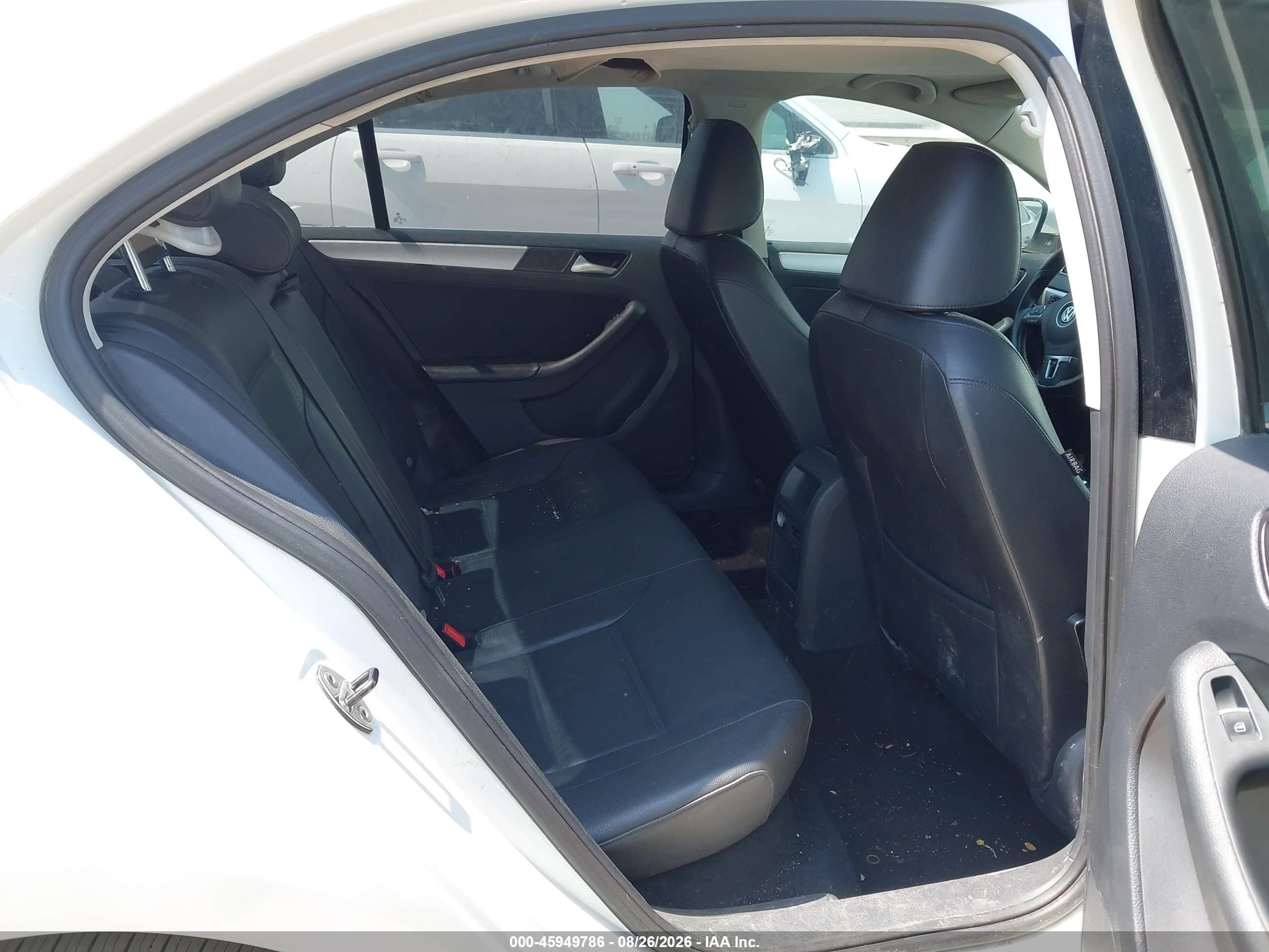 2014 Volkswagen Jetta 1.8t Se White vin: 3VWD07AJ1EM413600