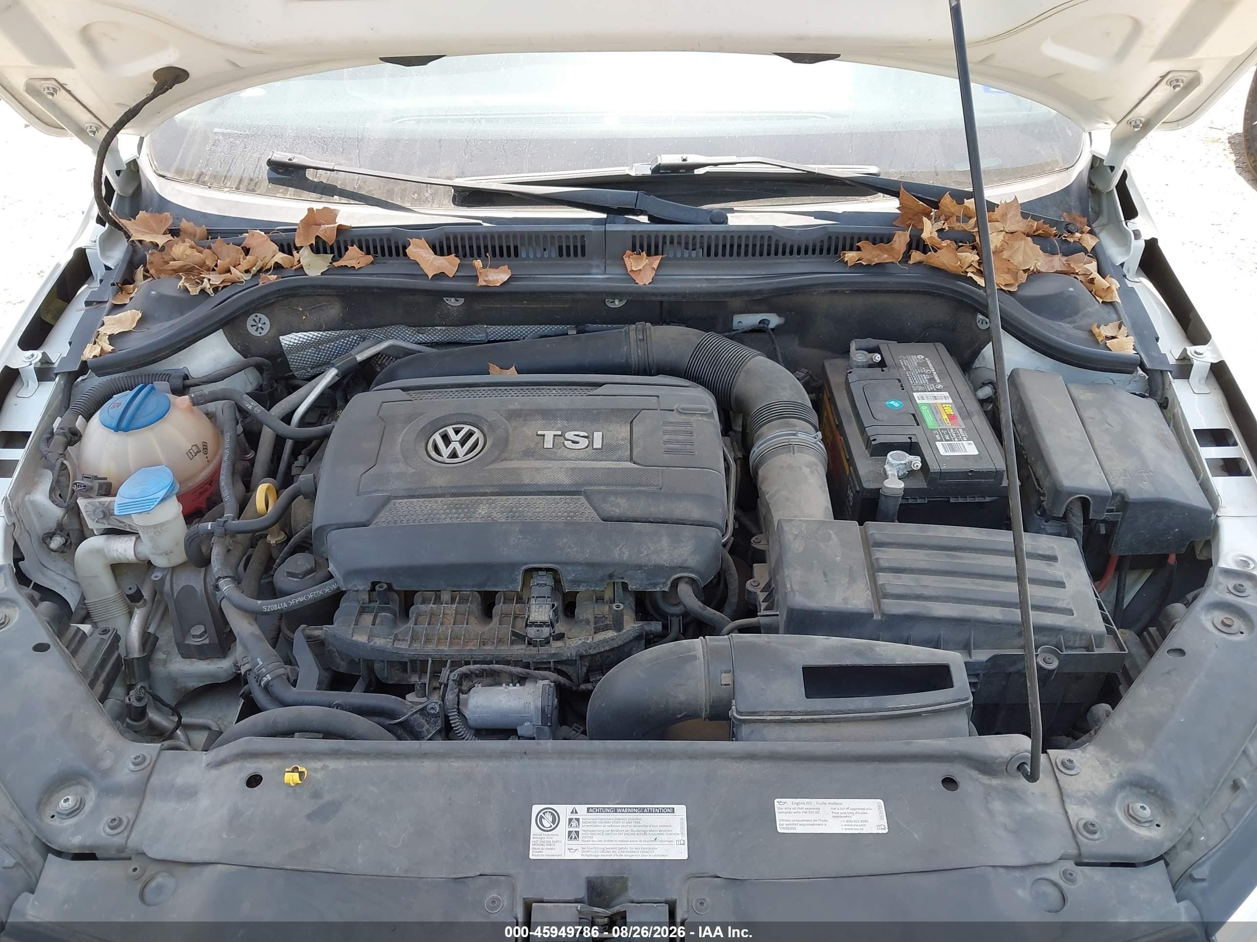 2014 Volkswagen Jetta 1.8t Se White vin: 3VWD07AJ1EM413600